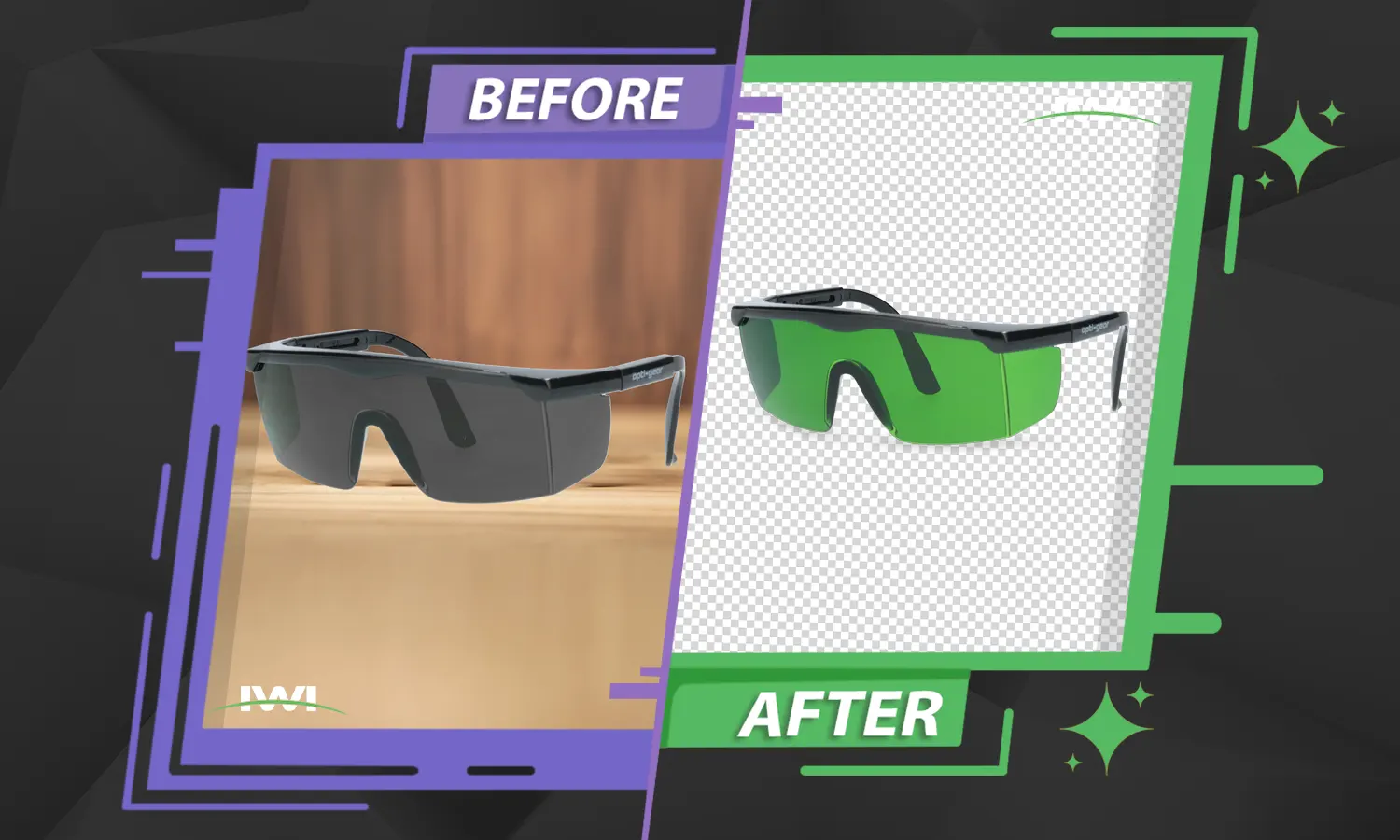 Eyeglass Photo Editing Service