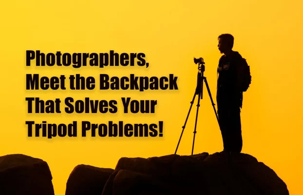 Backpack with Tripod Holder for Photographers Who Need Stability