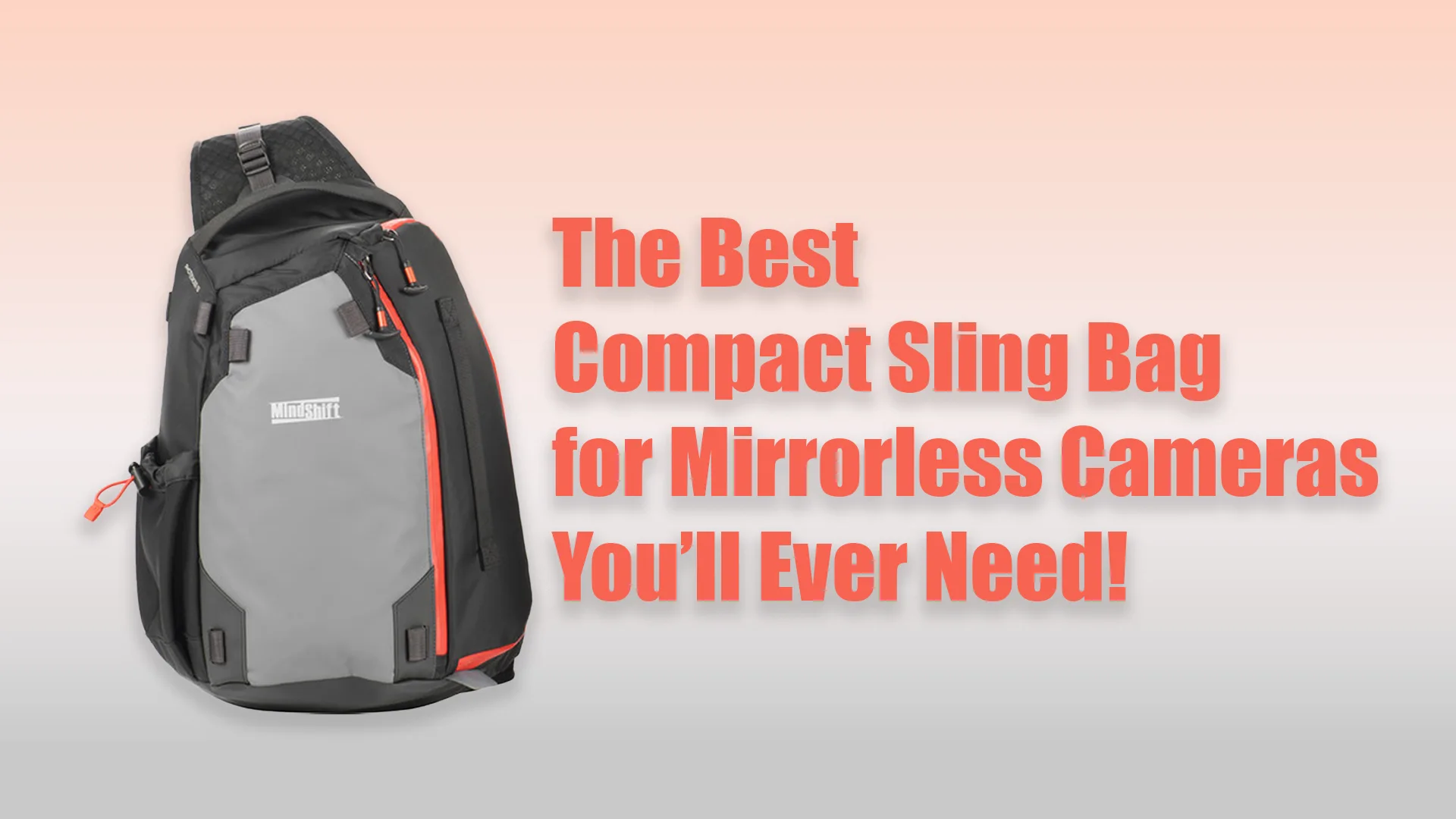 Camera Sling Bag Mirrorless: The Perfect Choice for Every Photographer