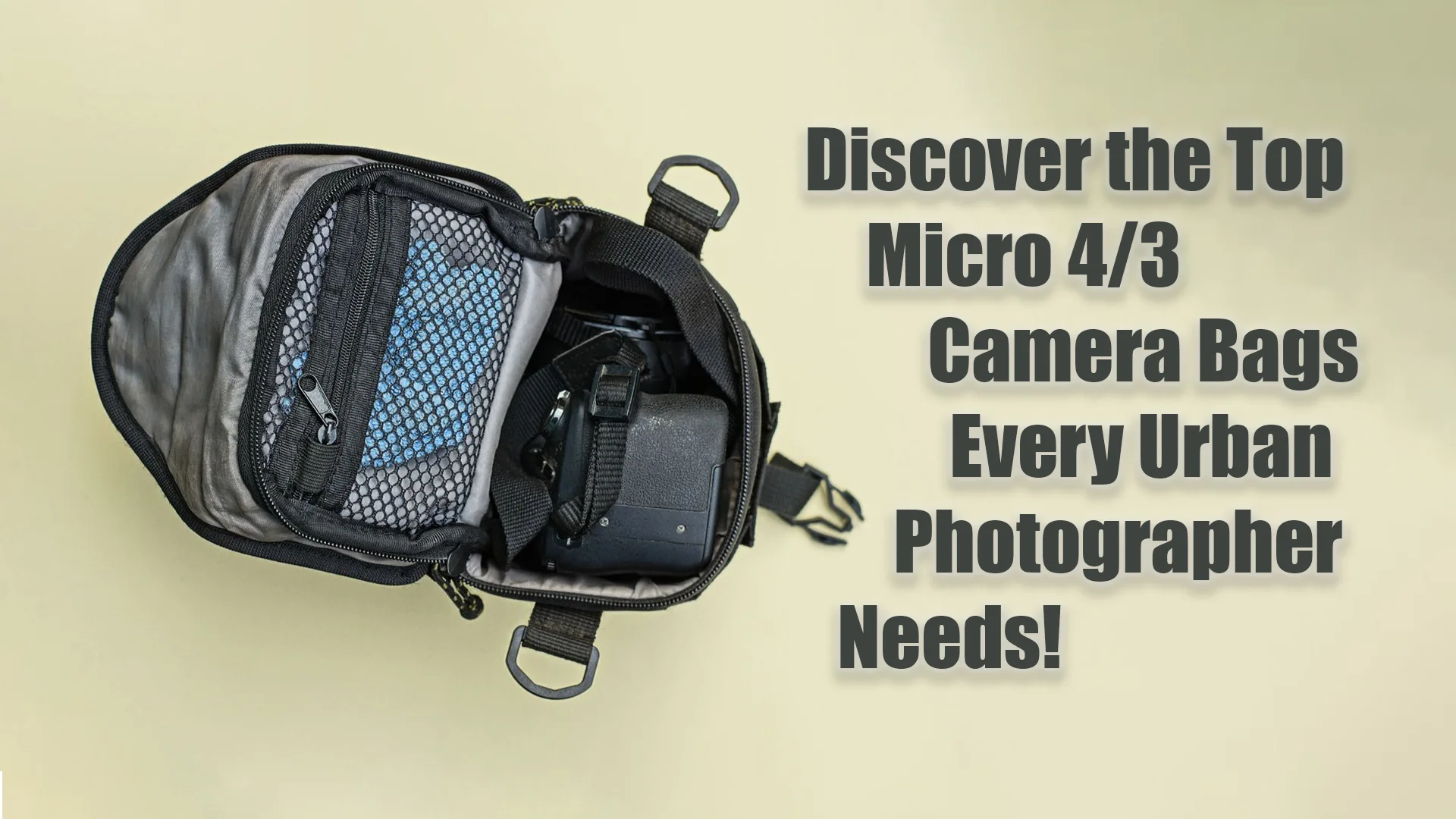 Packing Smart: Top Micro 4/3 Camera Bags for Urban Photographers