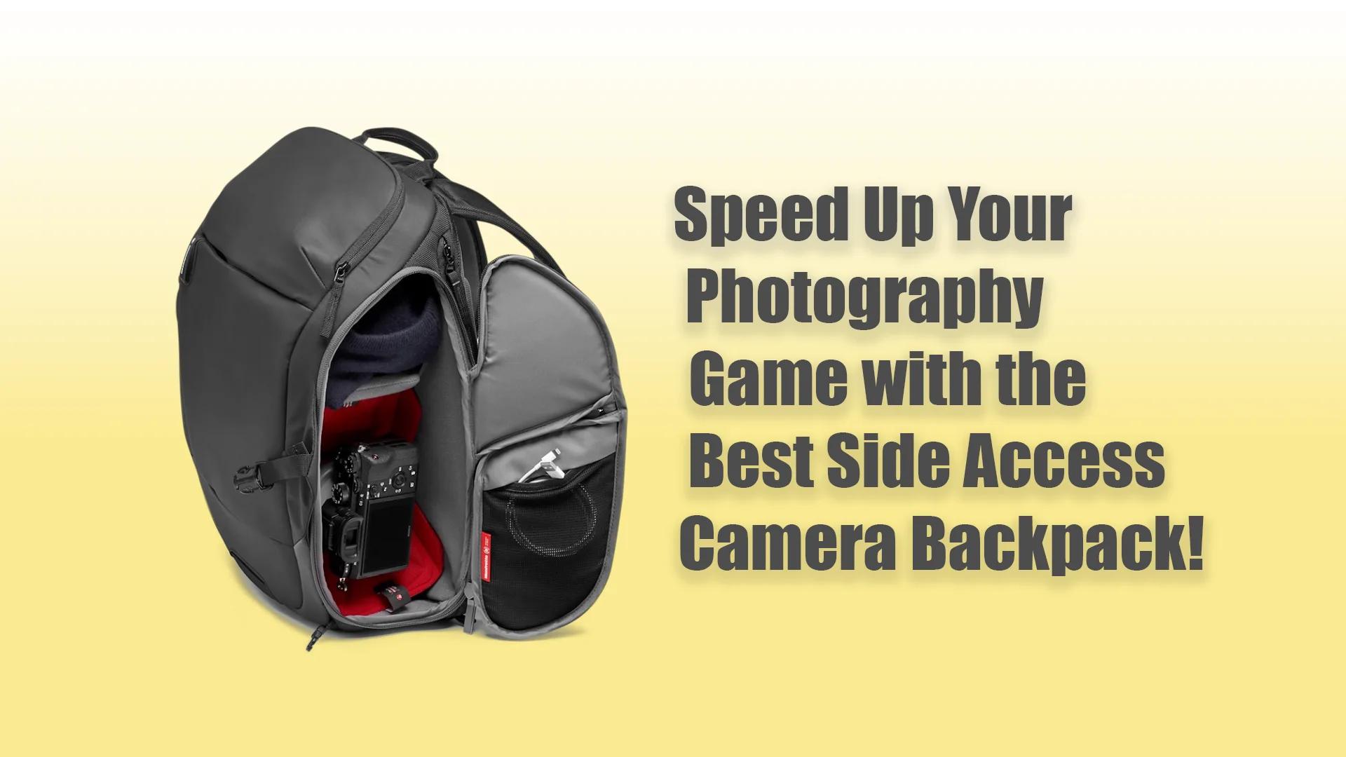 The Ultimate Guide to Side Access Camera Backpacks for Quick and Easy Gear Retrieval