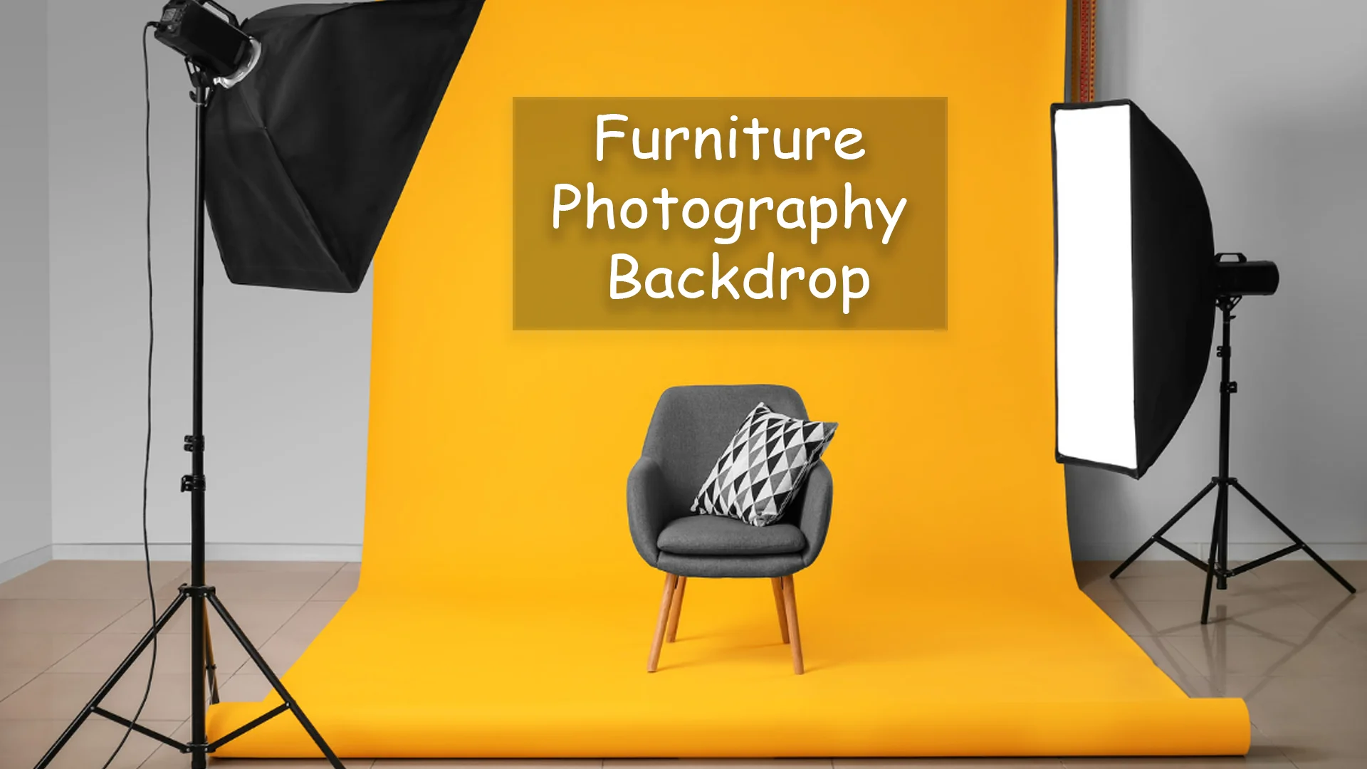 Creative Backdrops for Unique Furniture Photography