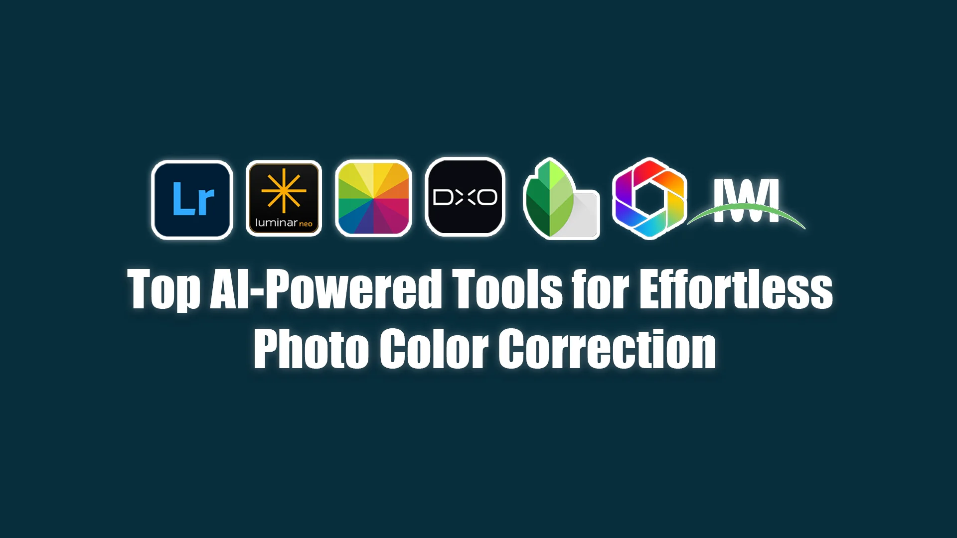 Top AI-Powered Tools for Effortless Photo Color Correction