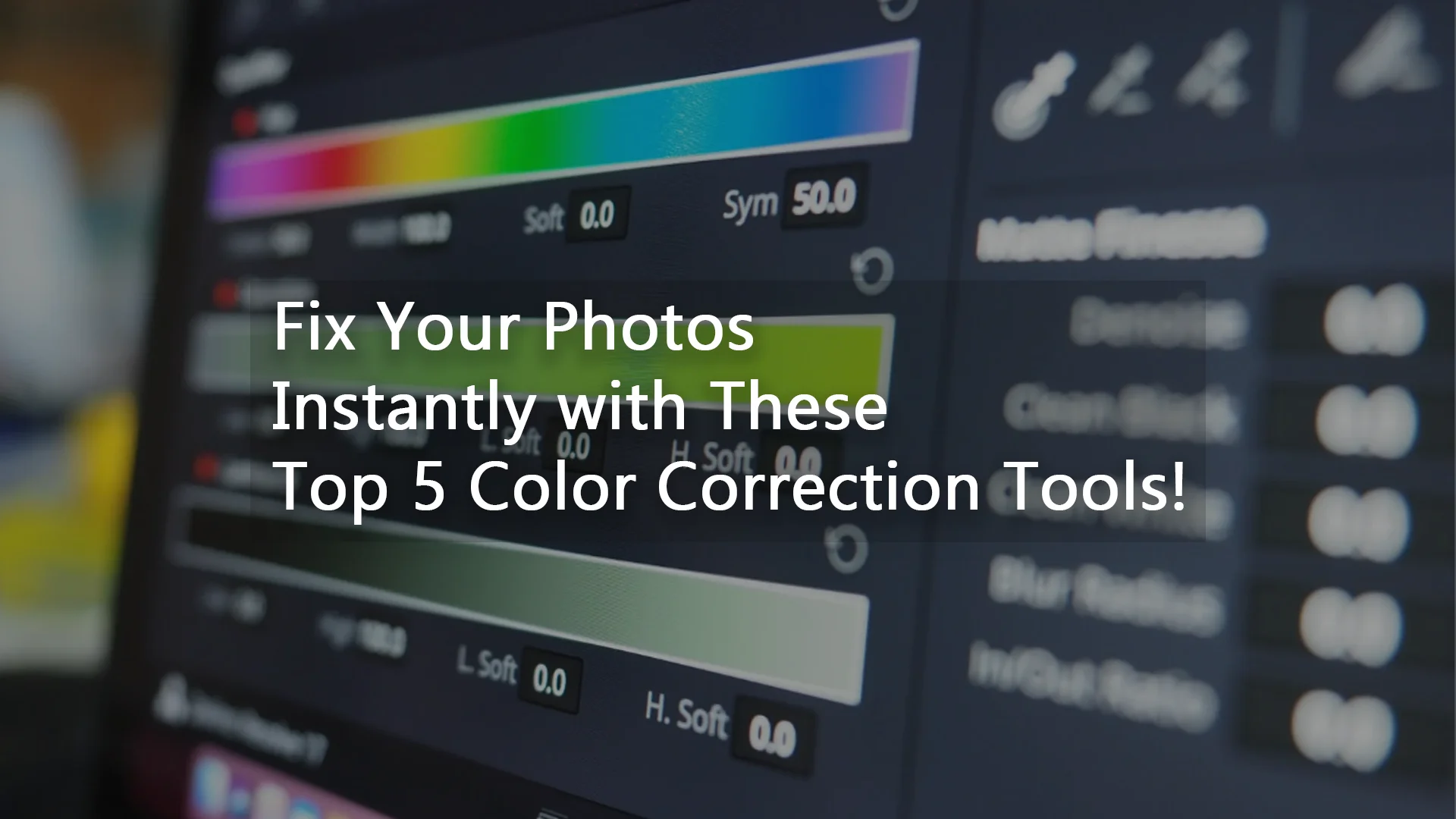 Top 5 Online Image Color Correction Tools: Enhance Your Photos with Ease