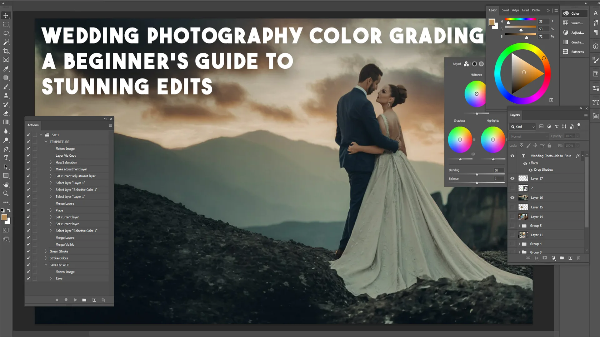 Wedding Photography Color Grading: A Beginner’s Guide to Stunning Edits