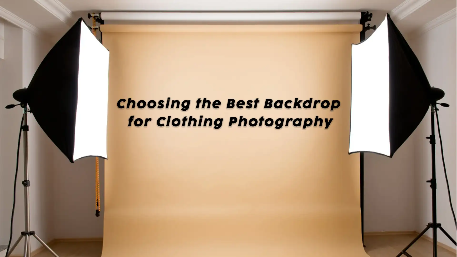 Choosing the Best Backdrop for Clothing Photography