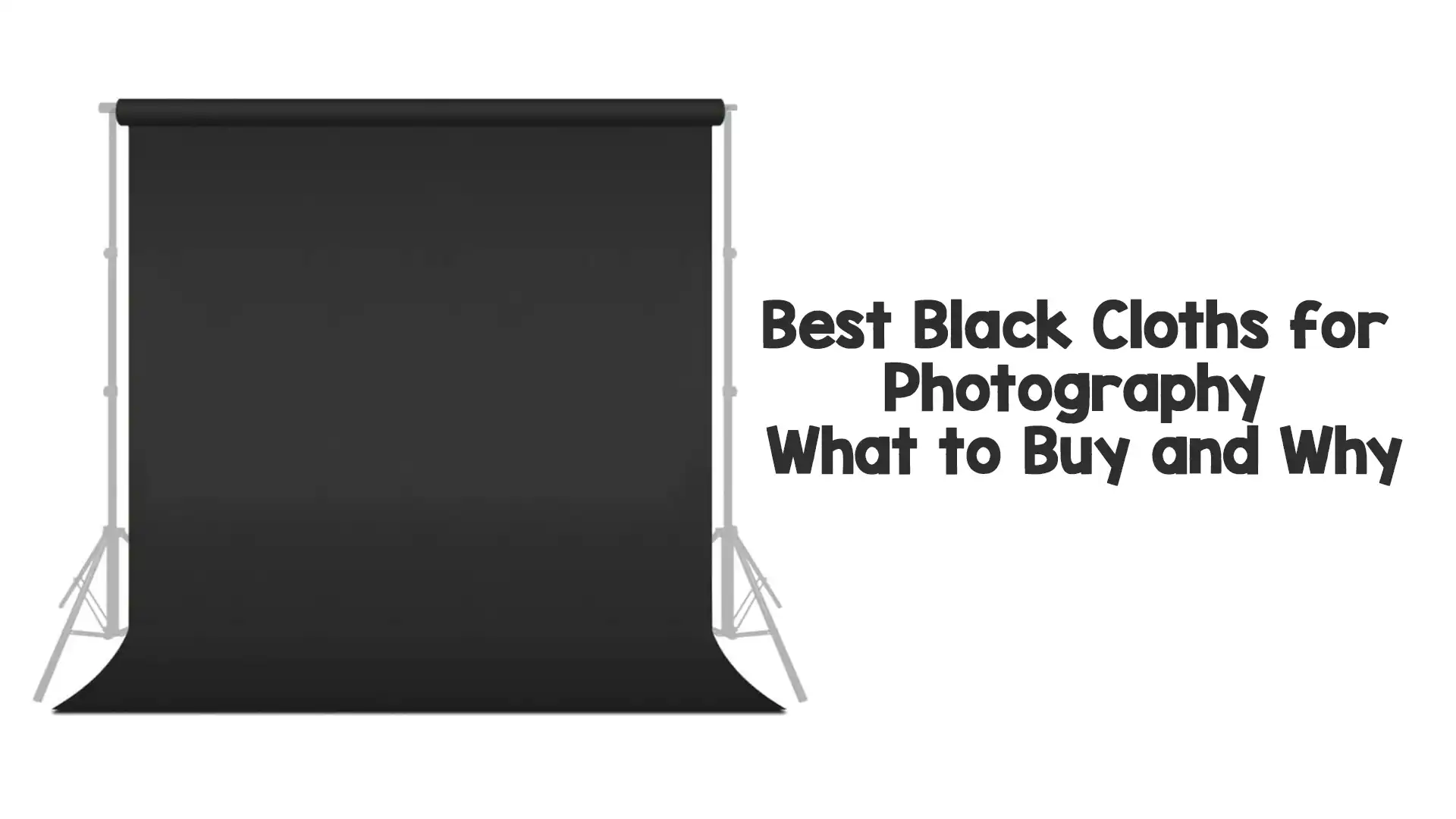 Best Black Cloths for Photography: What to Buy and Why