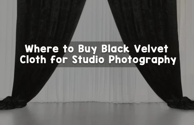 Where to Buy Black Velvet Cloth for Studio Photography