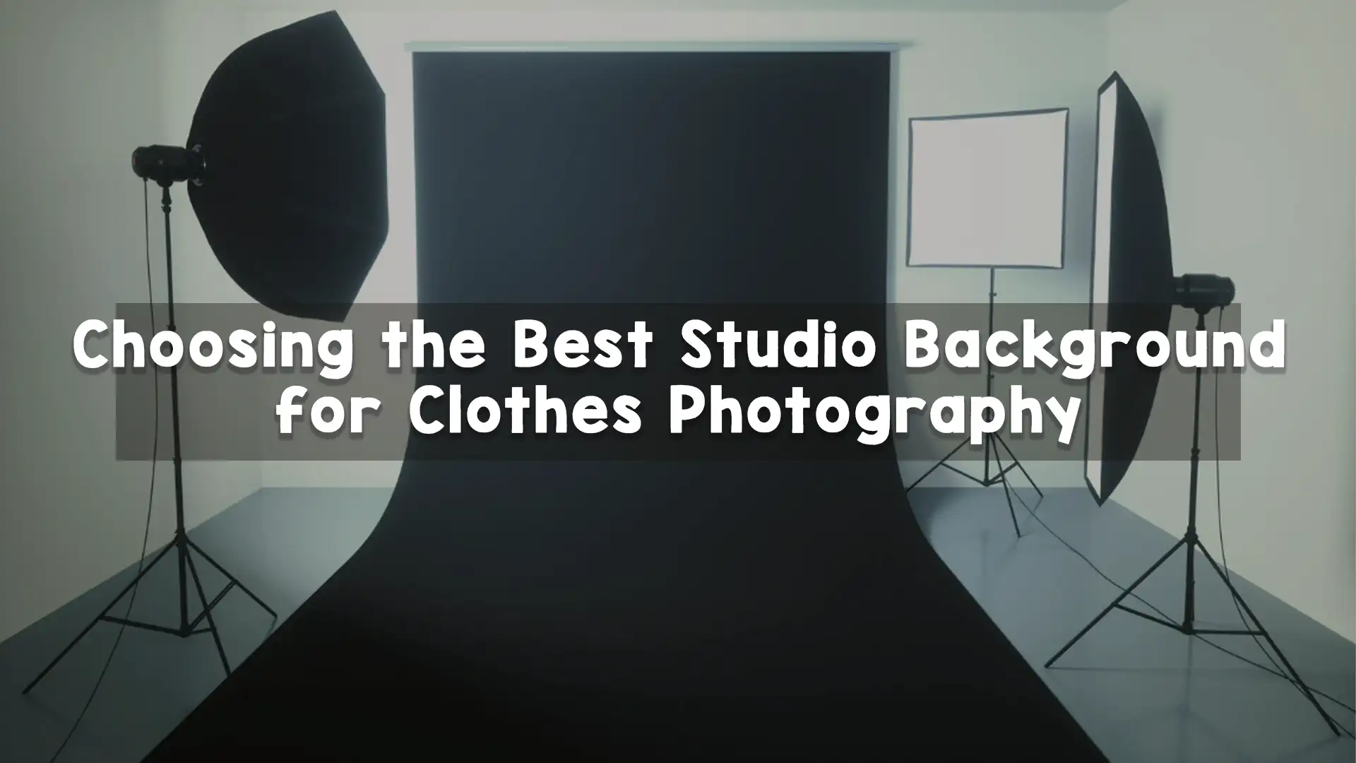 Choosing the Best Studio Background for Clothes Photography