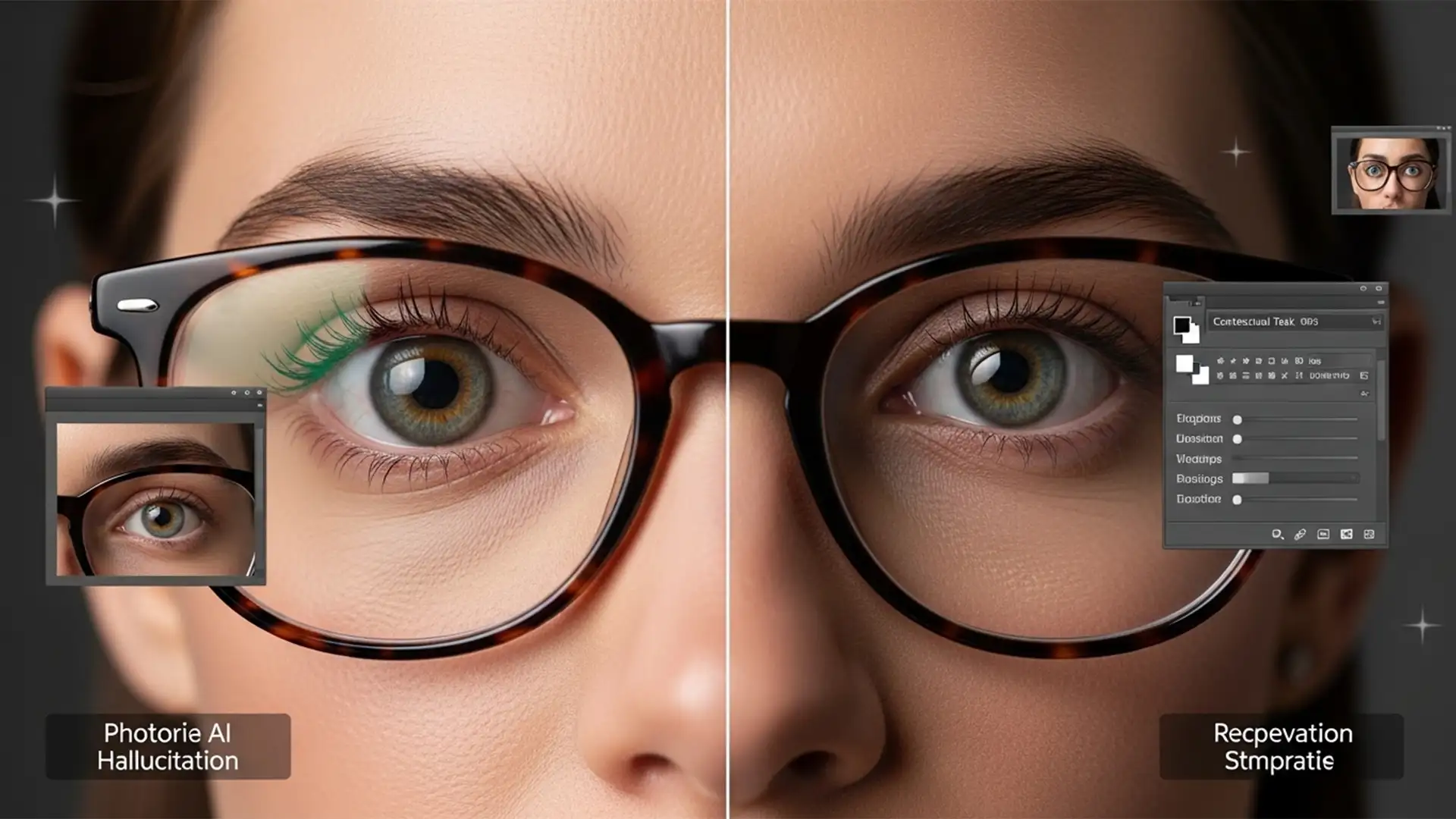 Fixing ‘AI Eyes’: How to Stop Photoshop Generative Fill from Distorting Eyes Behind Glasses