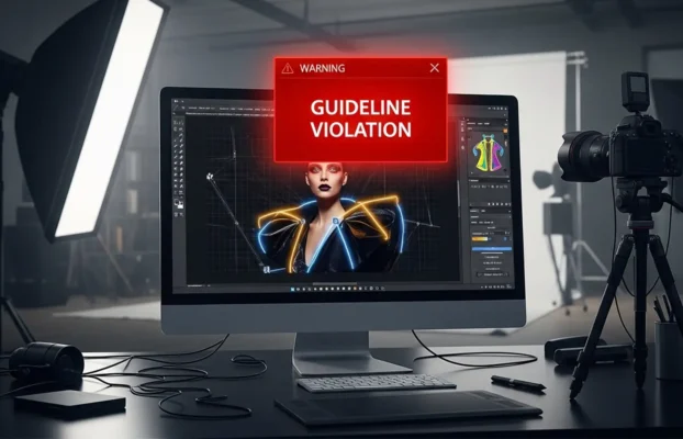 How to Fix Photoshop Generative Fill Guideline Violations