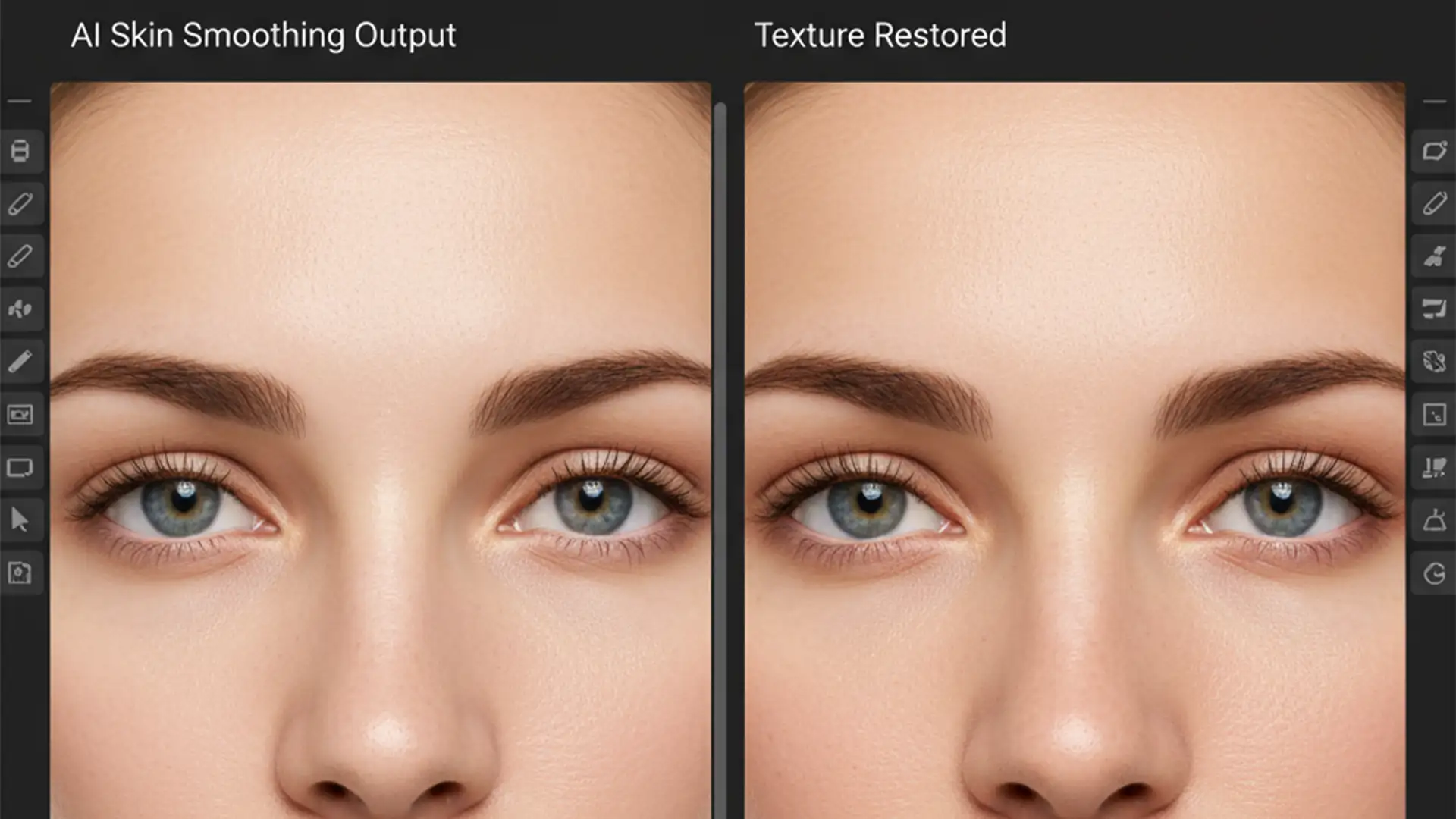Remove AI Plastic Skin Look in Photoshop: Restore Texture