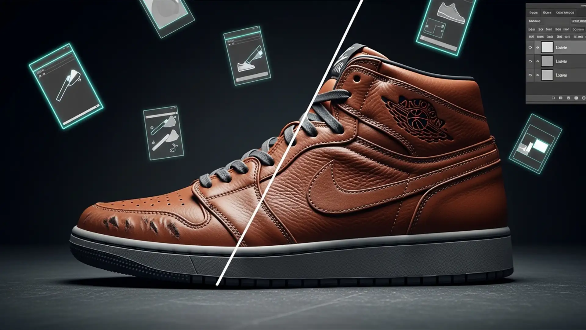Stop Blurring Leather: How to Remove Shoe Creases in Photoshop While Preserving 100% Texture