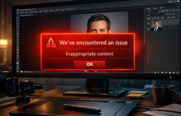 Bypass Generative Fill Inappropriate Content for Headshots