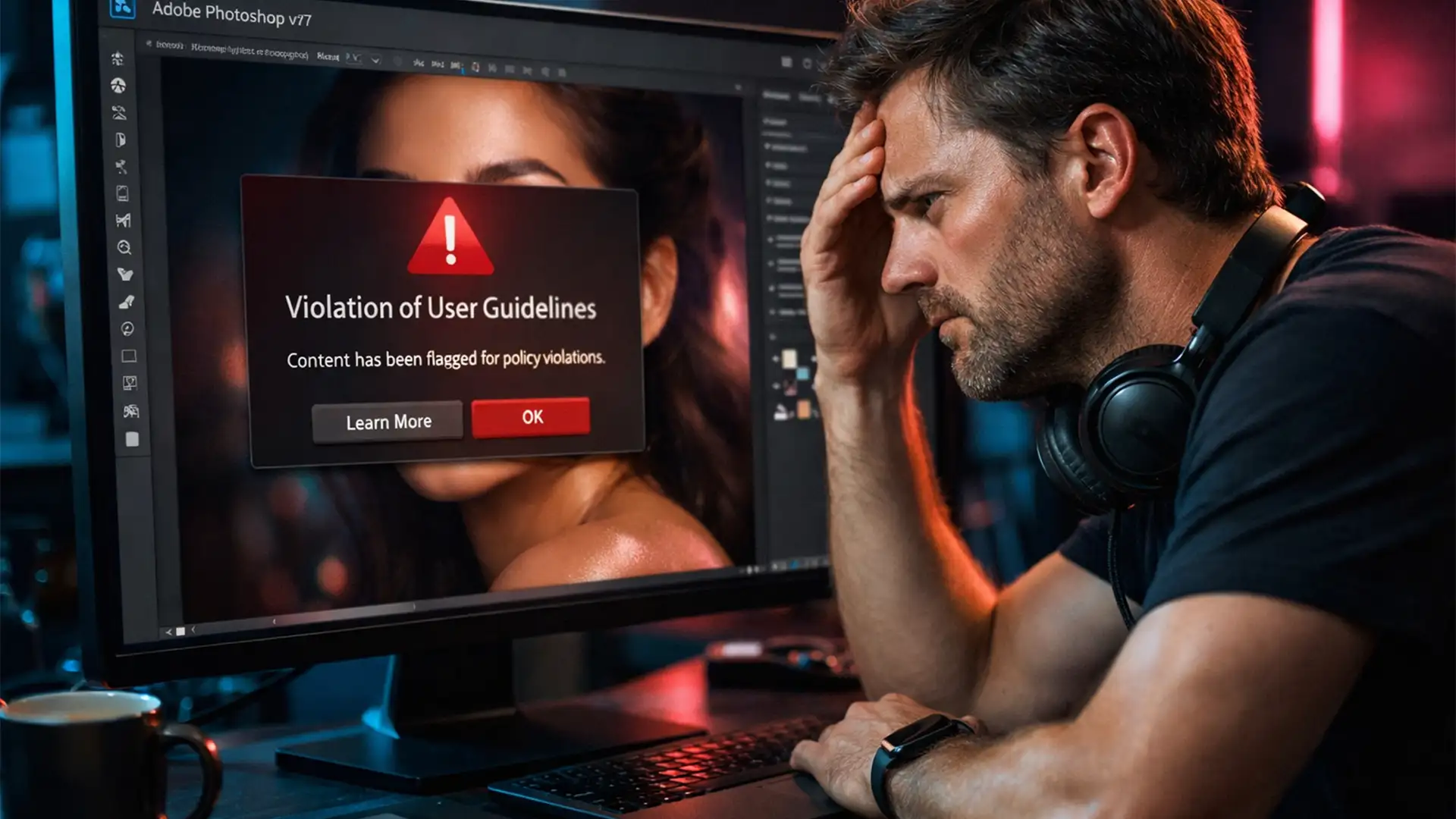 Fix Generative Fill Guidelines Error in Photoshop 2026