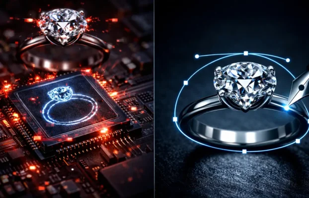 Why AI Background Removal Fails Jewelry: The Case for Manual Clipping Paths