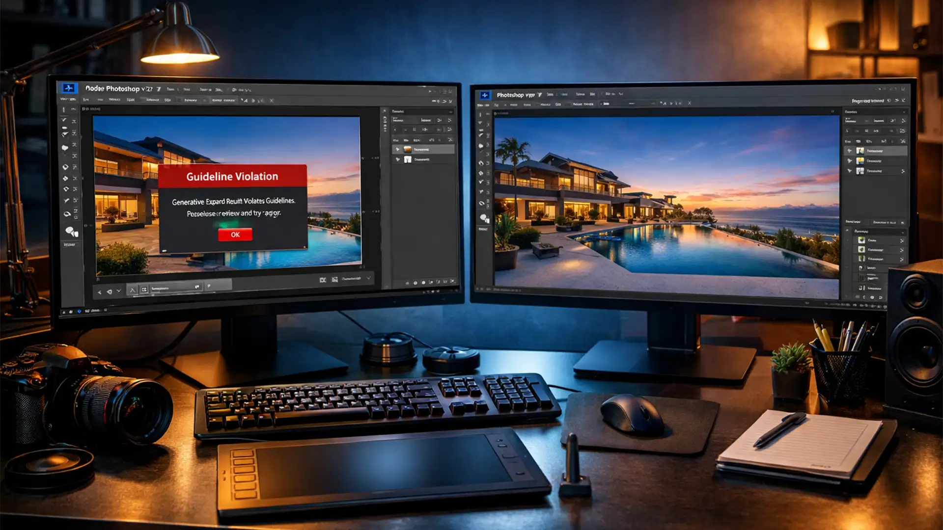 Bypass Generative Expand Errors: Professional Real Estate Photo Editing in Photoshop