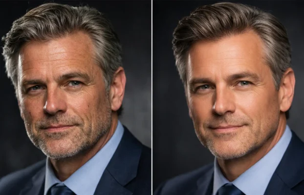 How to Retouch Executive Headshots While Keeping Character Lines