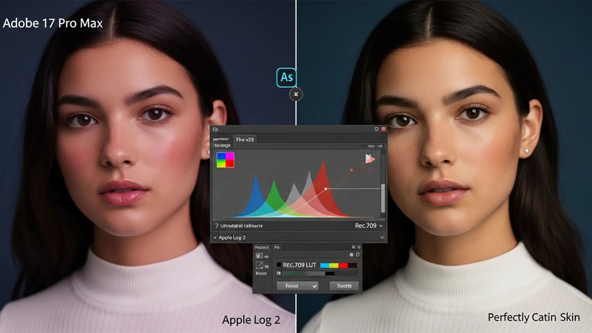 Fix iPhone 17 Pro Apple Log 2 Skin Tone Correction in PS