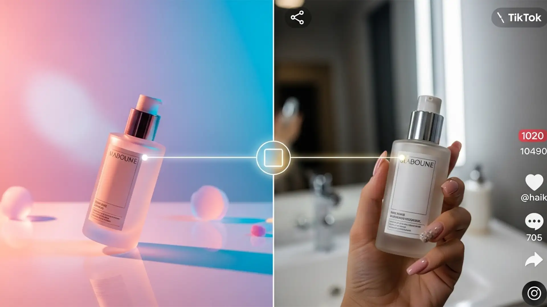 Color Match Product Photos to TikTok and Reel Video Stills