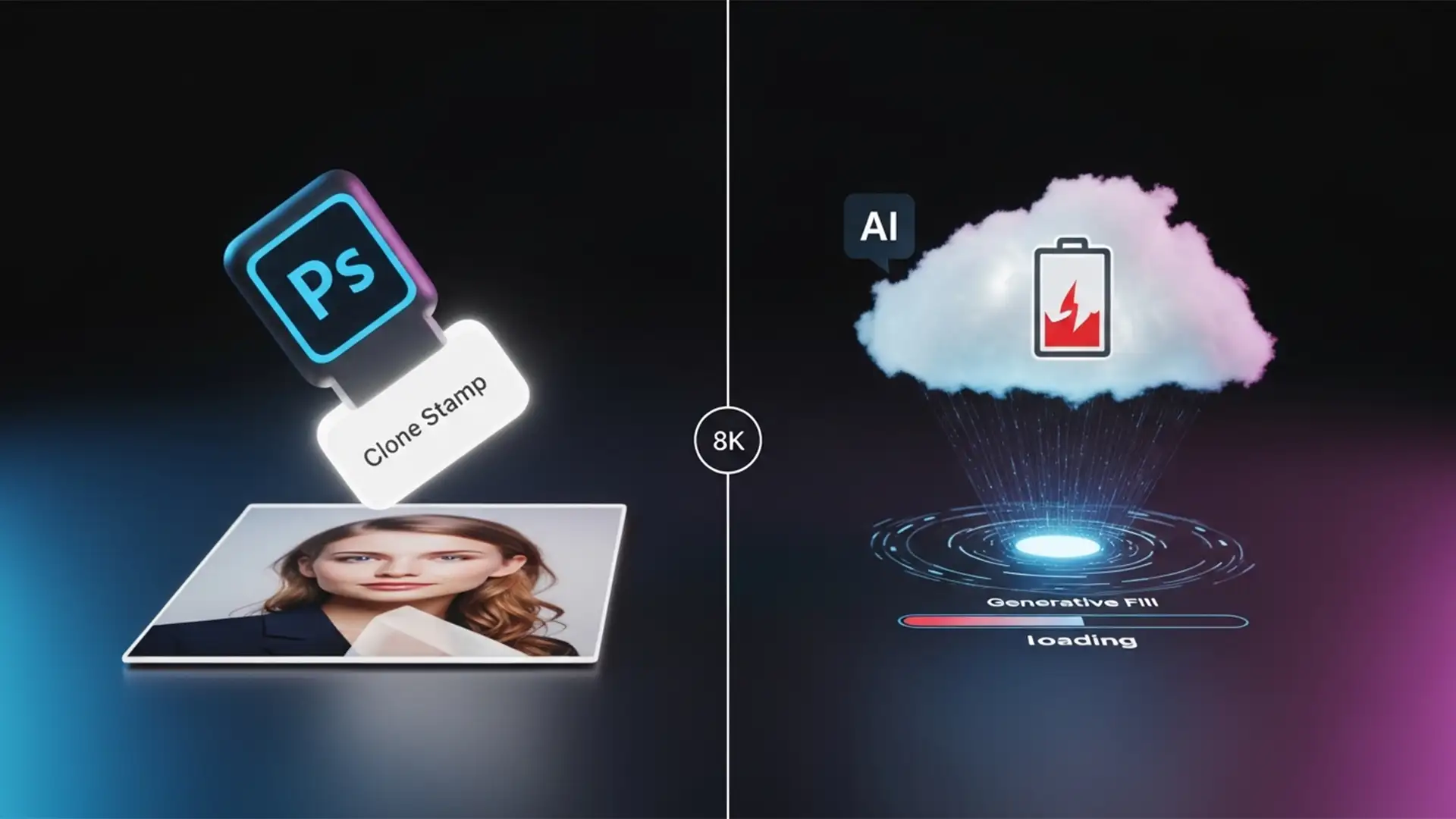 Save AI Credits: Traditional Retouching vs Generative Fill