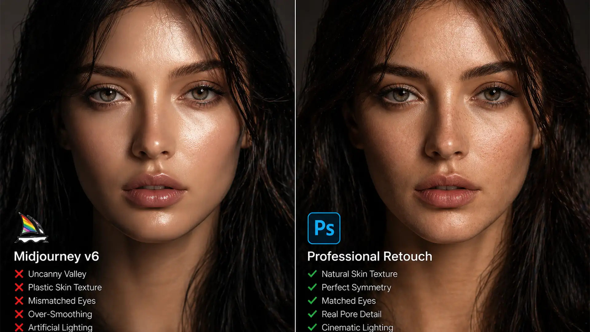 AI Portrait Cleanup Service: Fixing the Uncanny Valley
