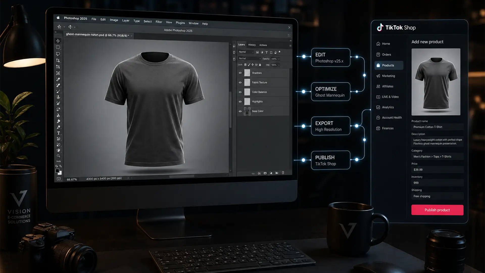 Bulk Ghost Mannequin Service for TikTok Shop Scaling