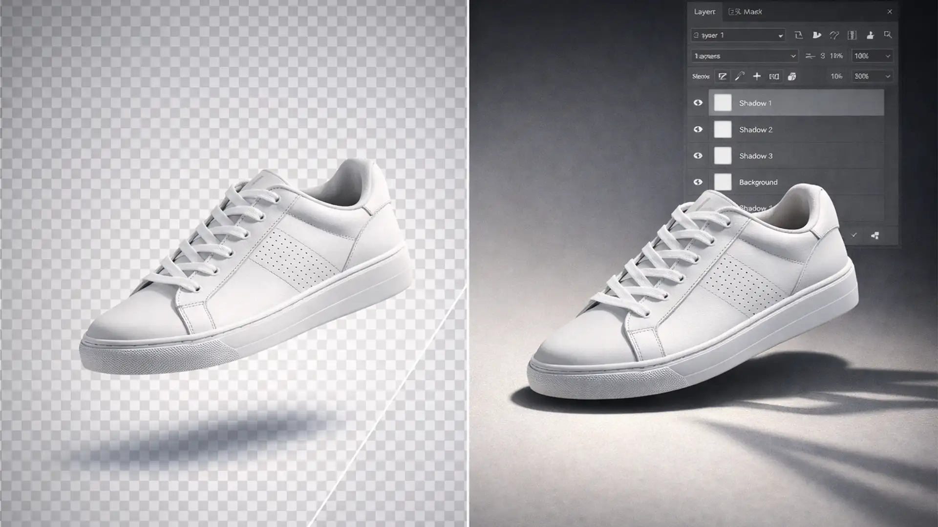 Create Realistic Cast Shadows for Transparent PNG Products