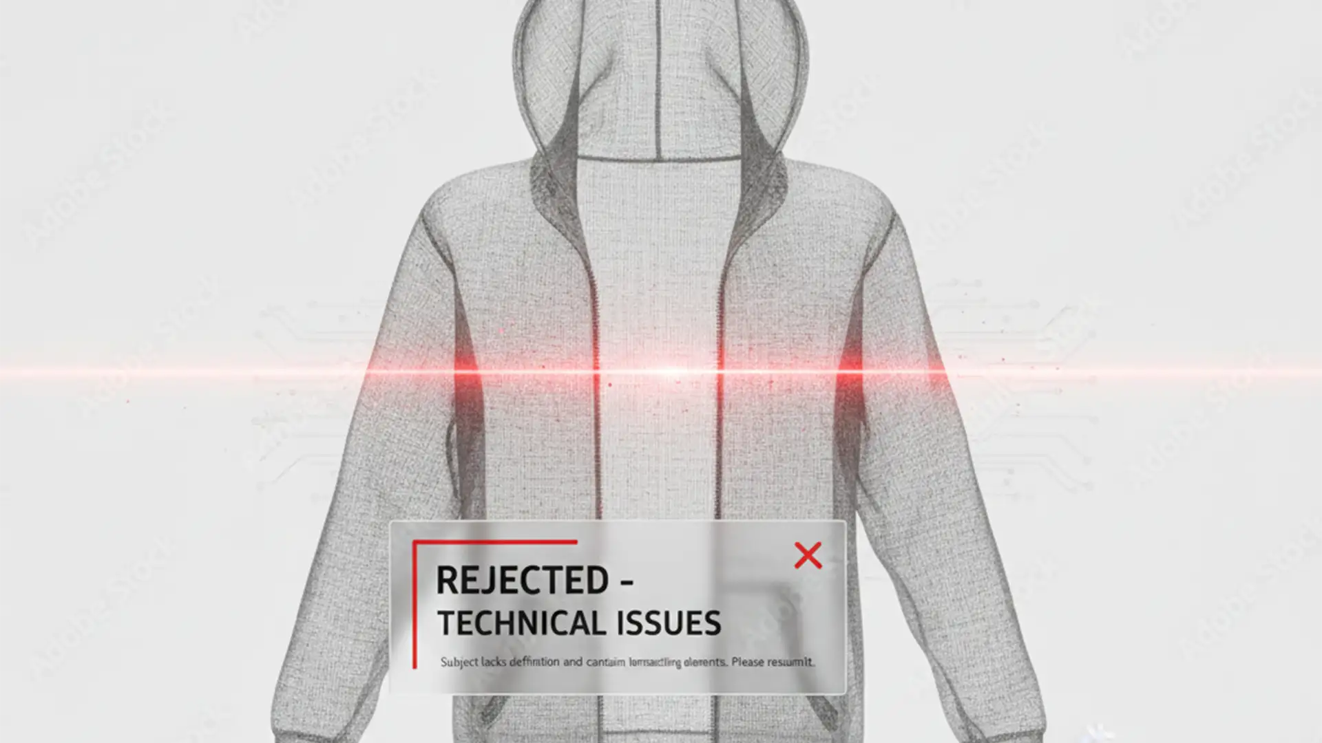 Fix Adobe Stock Model Release Error for Ghost Mannequin
