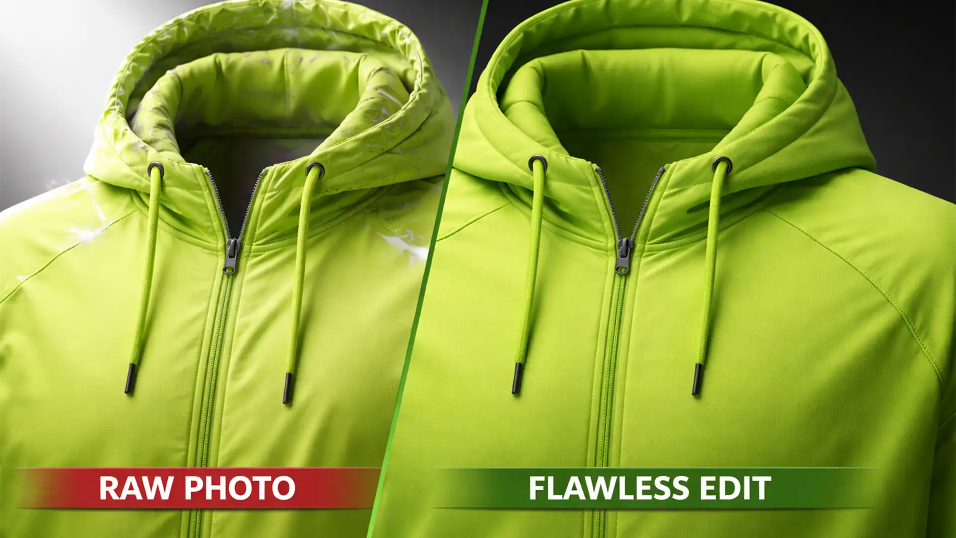 Fix Ghost Mannequin Reflective Athletic Wear Artifacts