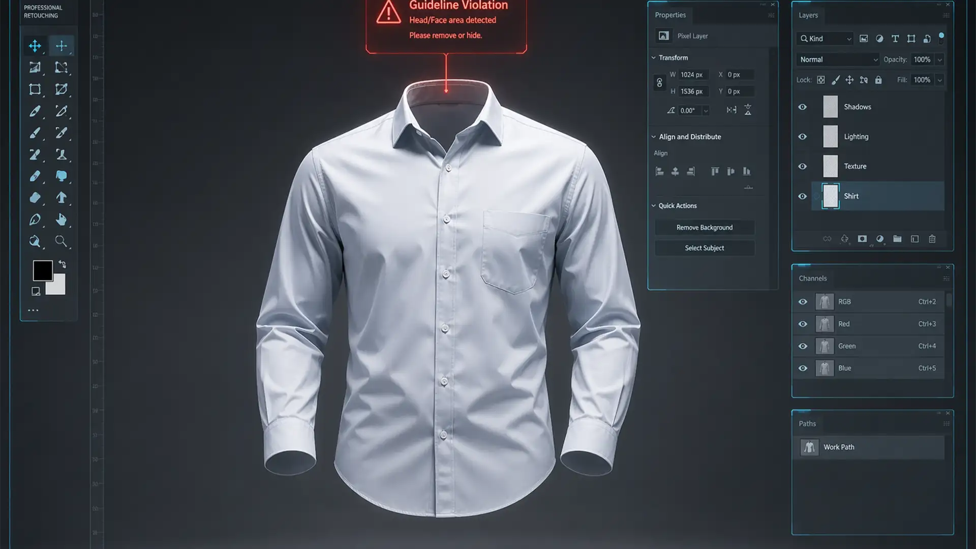 How to Bypass Adobe Generative Fill ‘Guideline Violations’ for Ghost Mannequin Editing