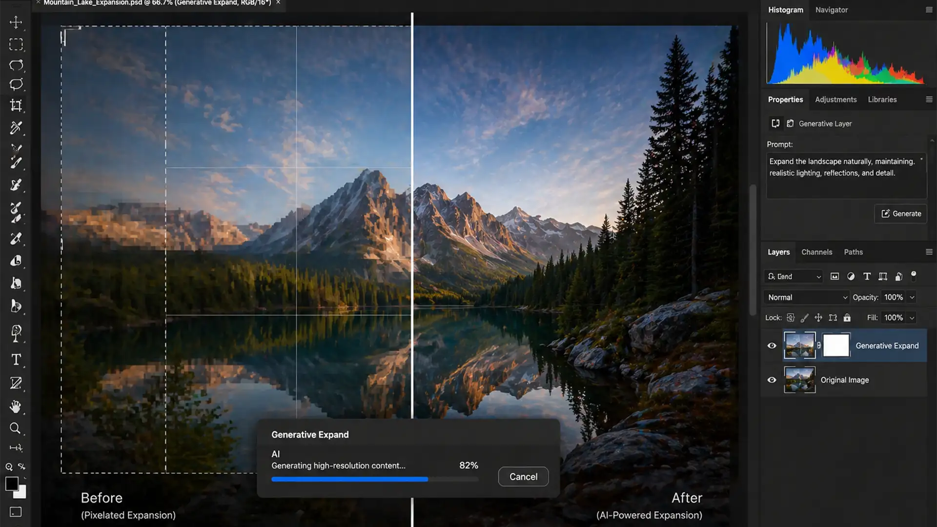 How to Fix Blurry Edge Seams in Photoshop Generative Expand
