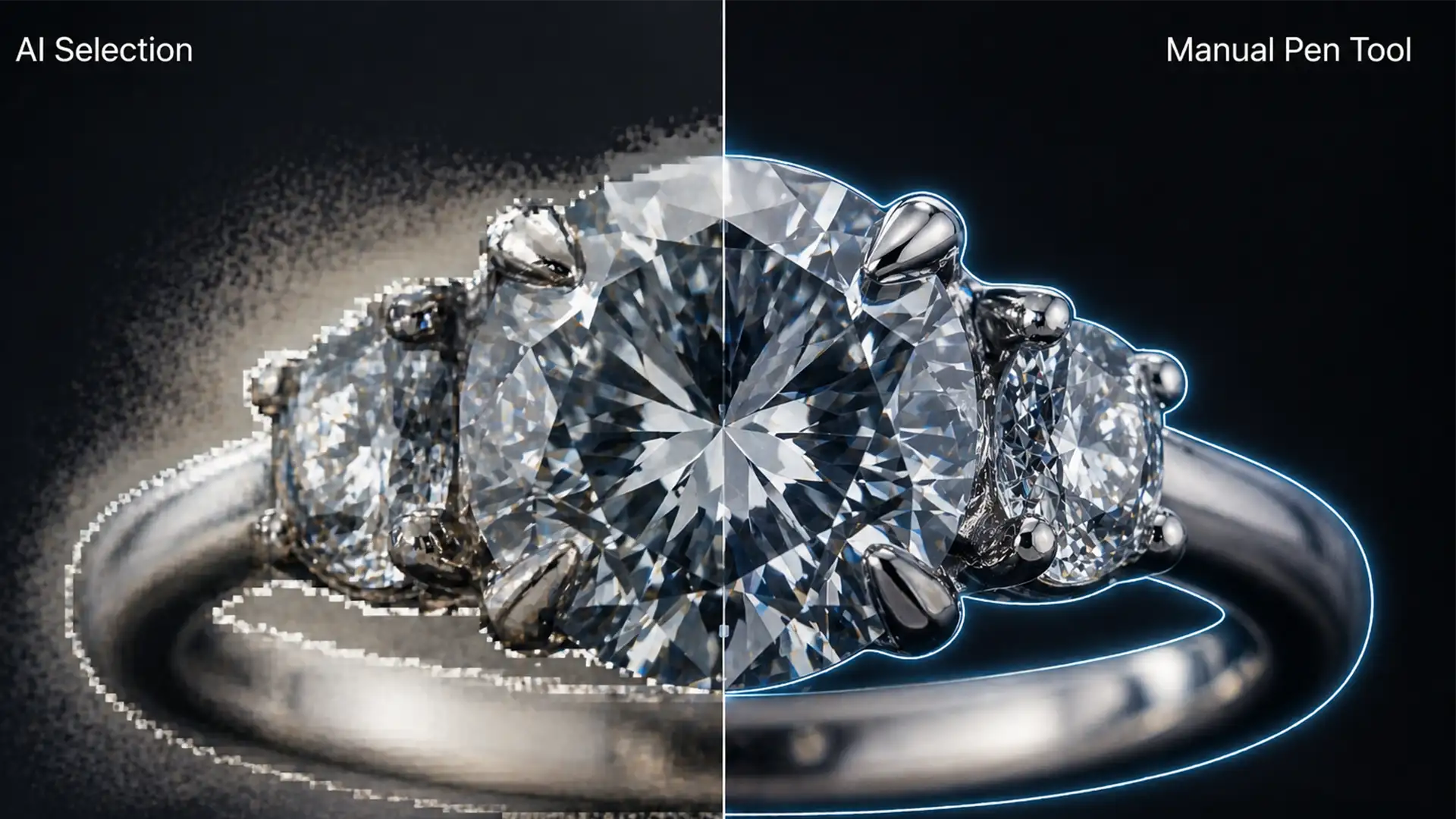 Why AI Fails at Jewelry Retouching: Pen Tool vs AI