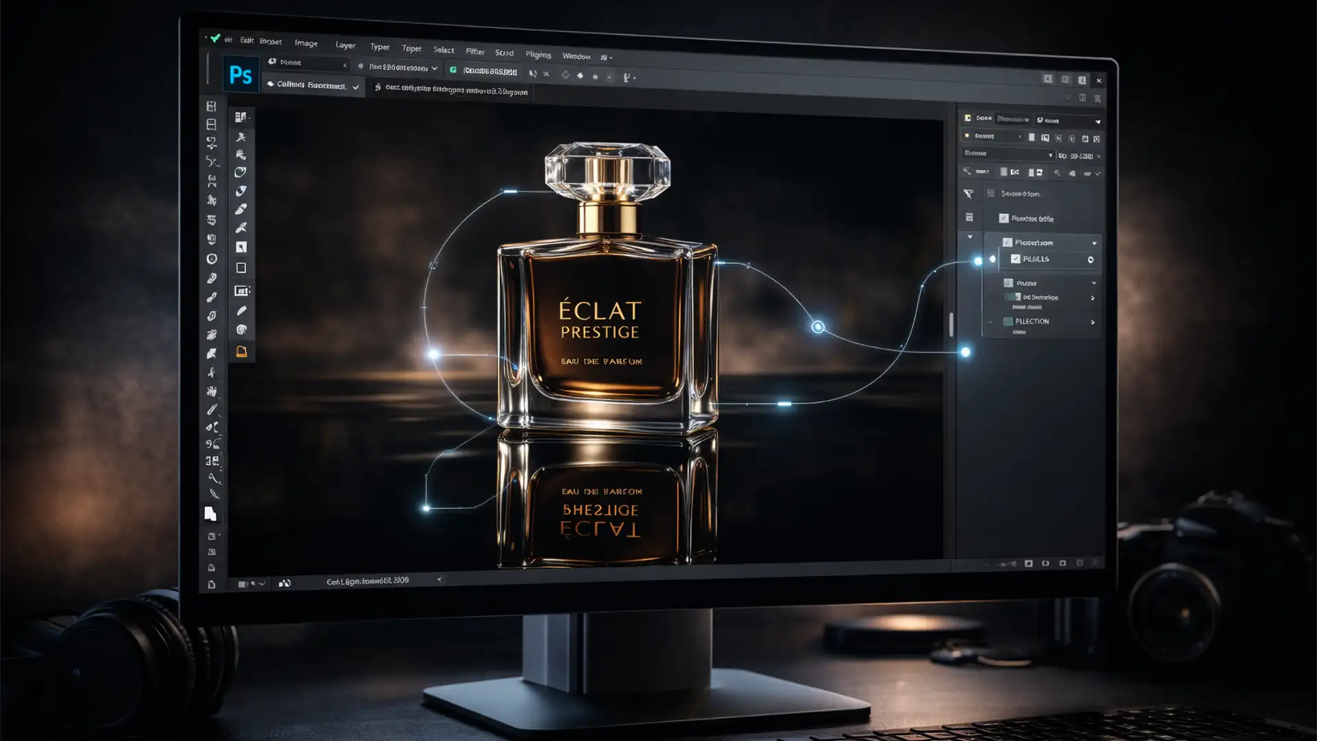 Non-Destructive Ground Reflection Workflow in Photoshop