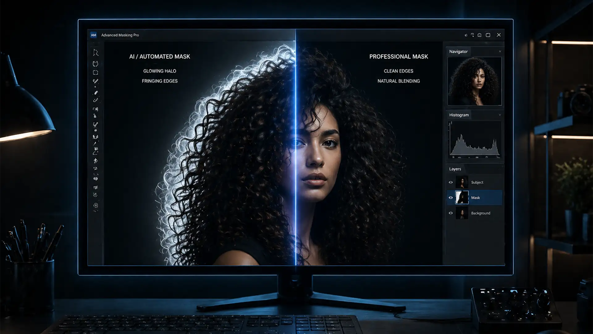 How to Fix AI Hair Selection Halos: Manual Masking Techniques for 2024