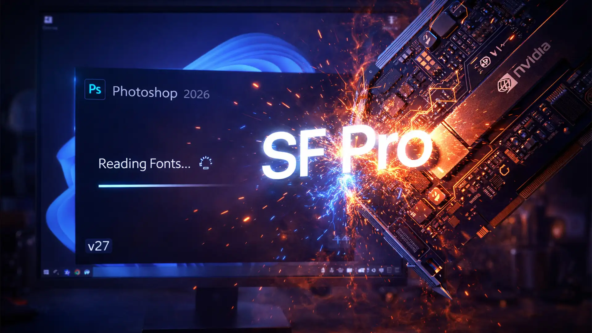 Fix Photoshop 2026 Freezing: SF Pro Font Conflict
