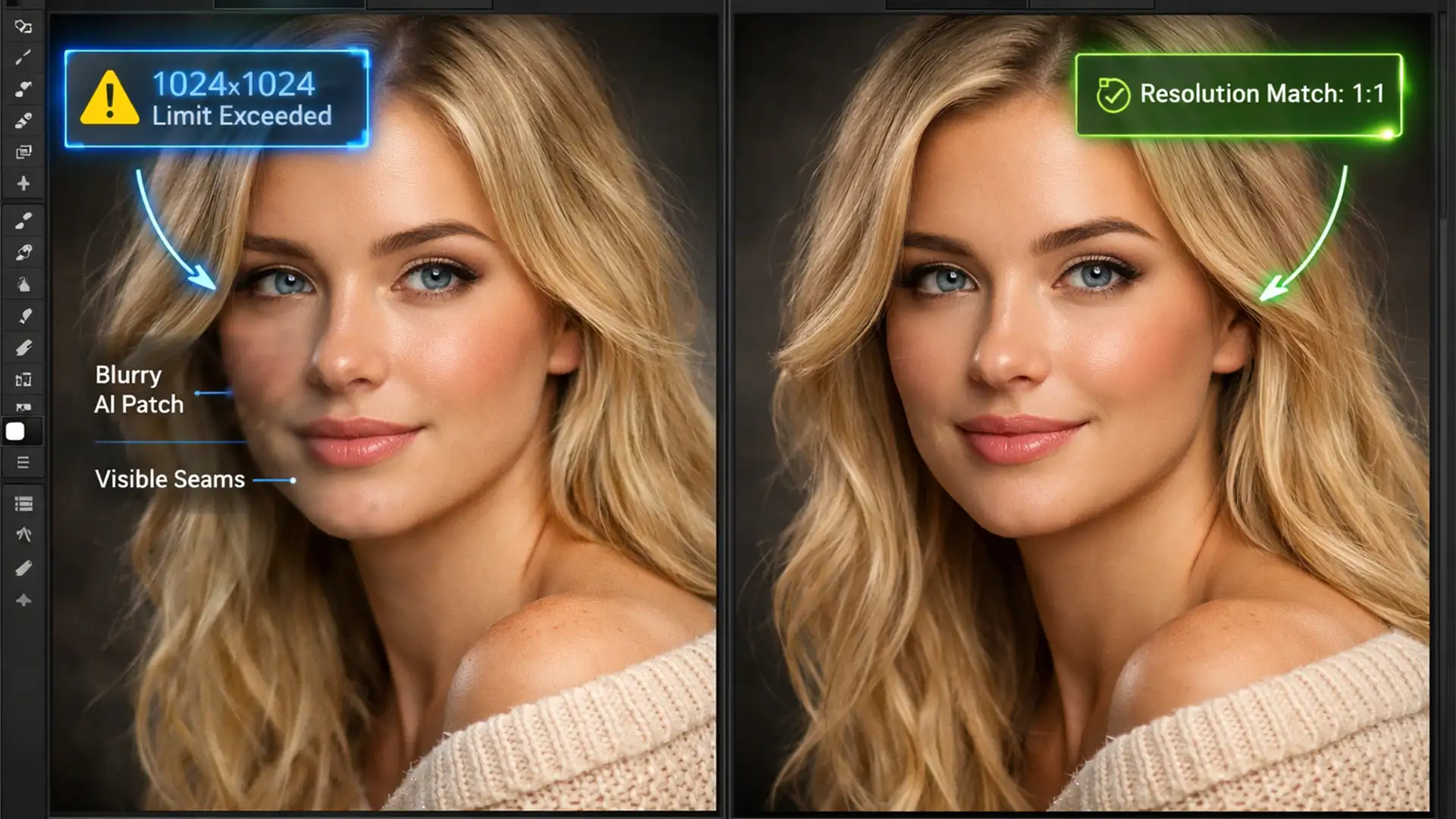 How to Remove Blurry Edges and Seams in Photoshop Generative Fill