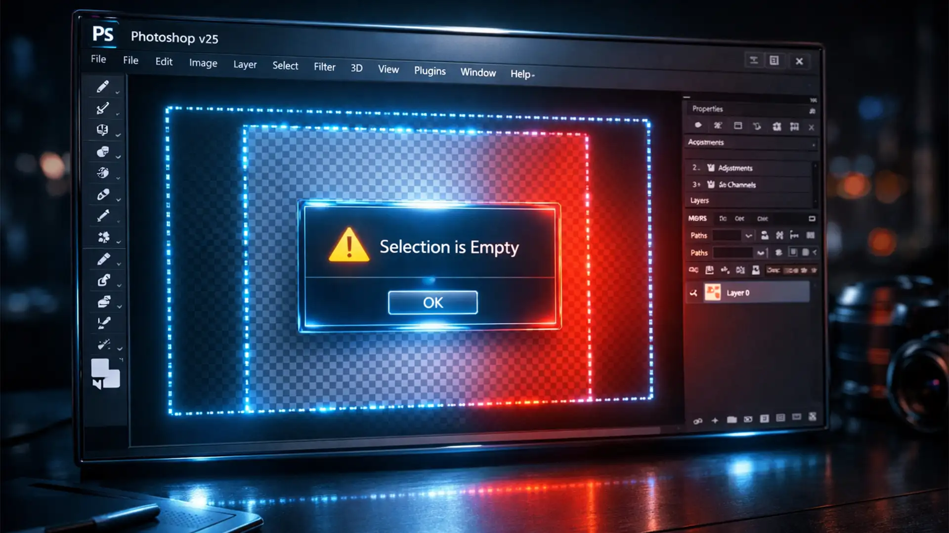 Fixing the Photoshop Generative Fill ‘Selection is Empty’ Error: A Step-by-Step Guide