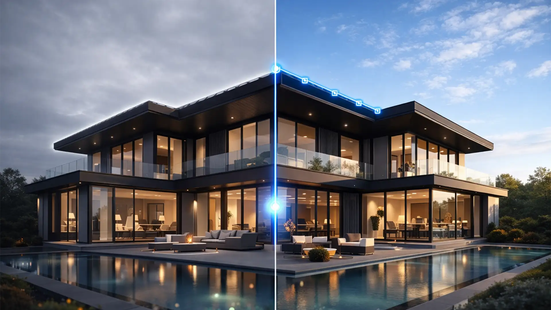 Fixing Edge Halos in Overcast Real Estate Photo Edits