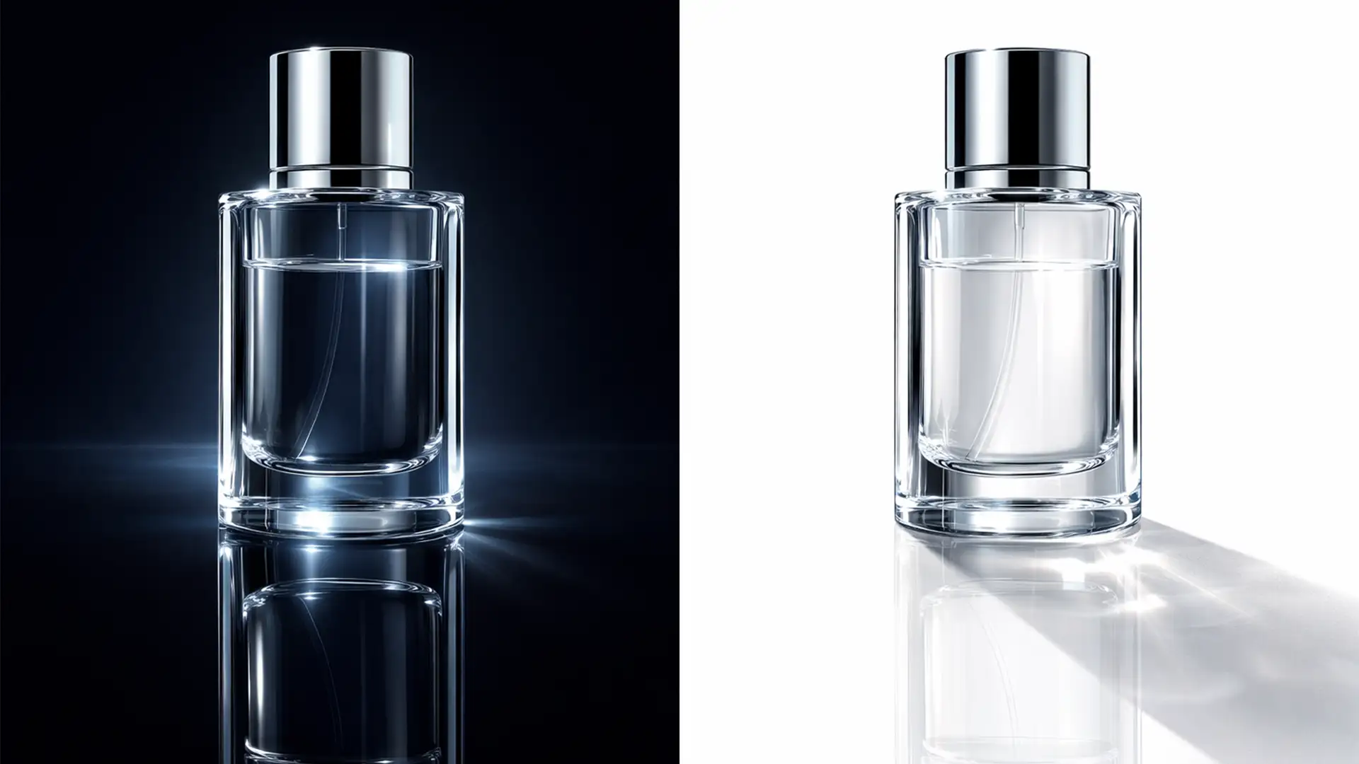 Perfect Reflection Shadows for Transparent Glass PNGs