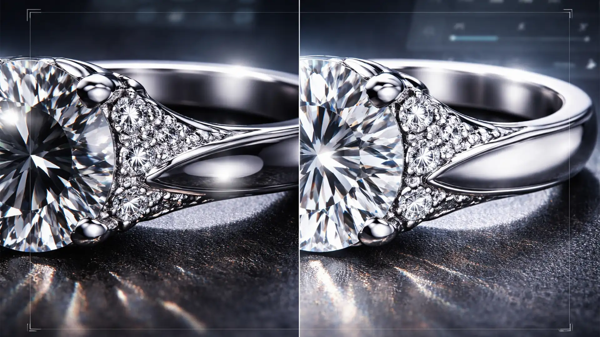 Remove Black Camera Reflections from Polished Silver