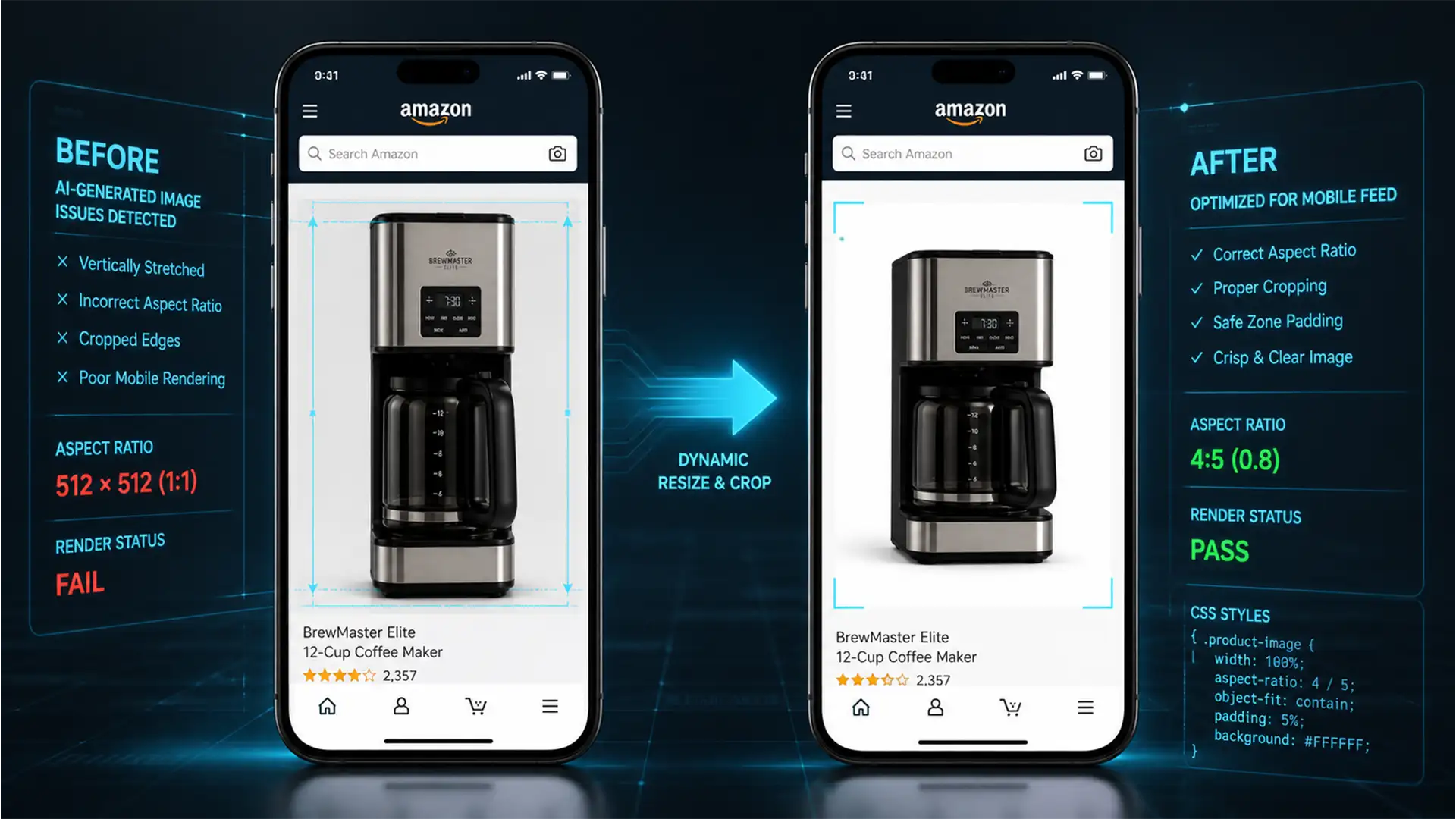 Fix Amazon Mobile App Square Image Stretched Issue (2024)
