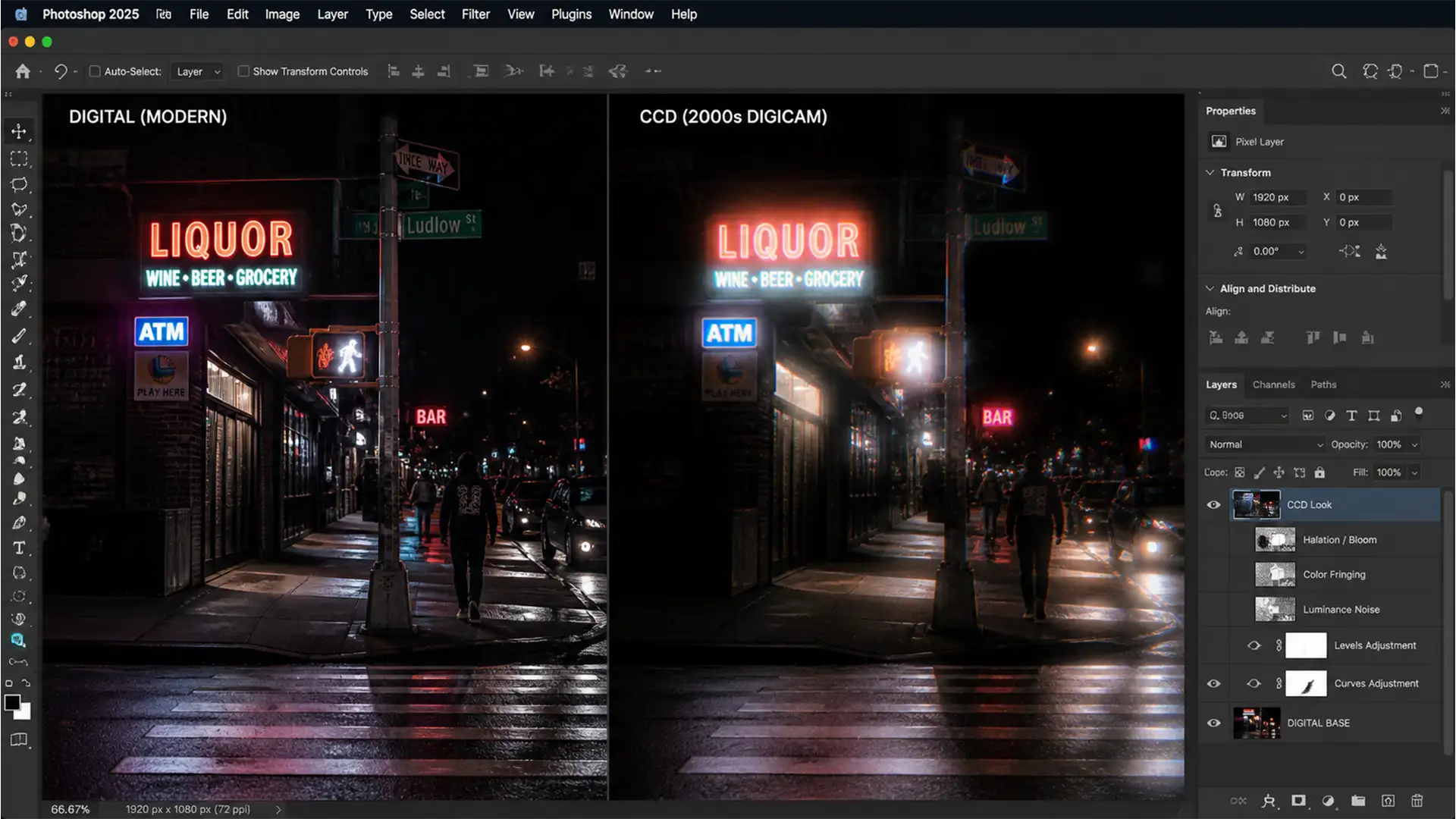 CCD Digital Camera Effect Photoshop Tutorial: Authentic Bloom