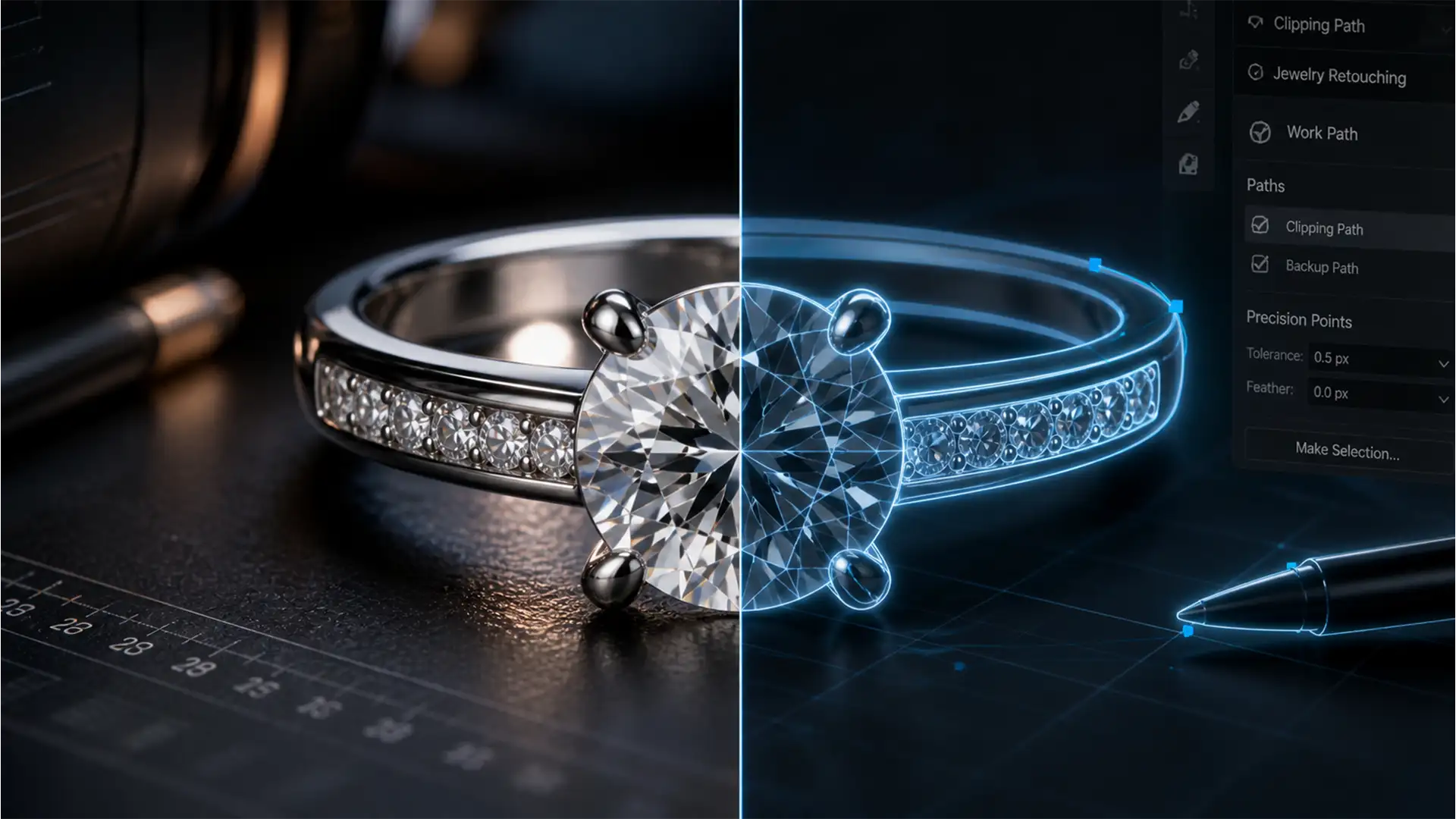 Fix Automated Jewelry Background Removal Artifacts