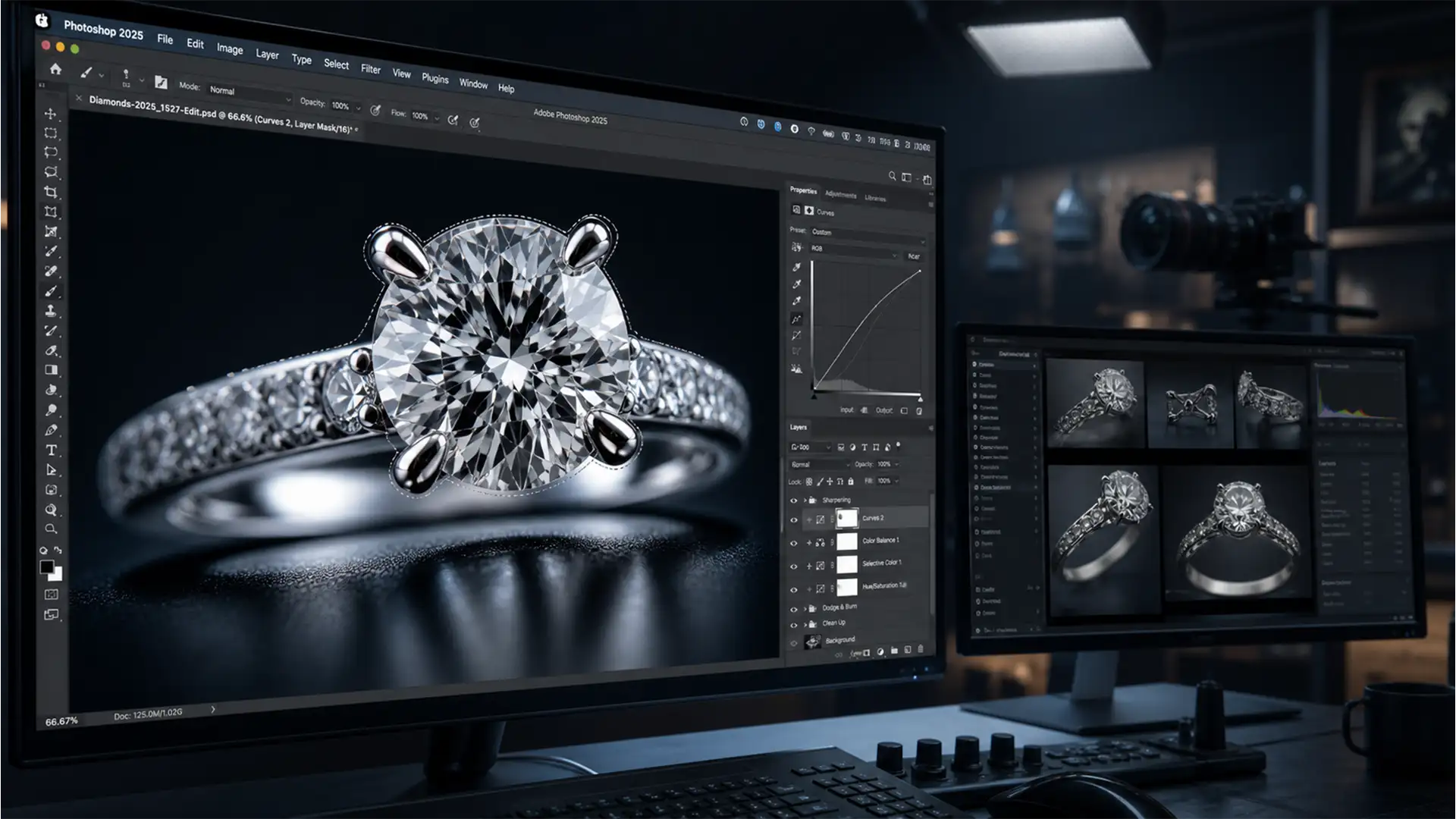 Eliminating Focus Stacking Halos in High-End Jewelry Photos