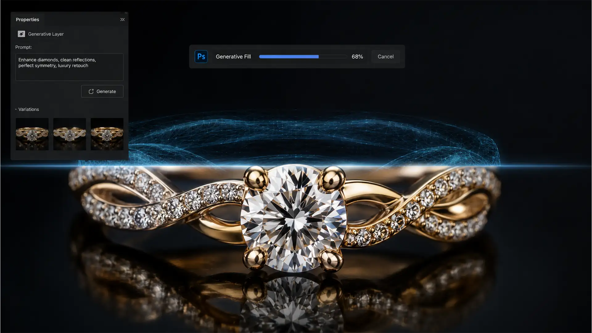 Fix AI Color Mismatch & Seams in Jewelry Retouching