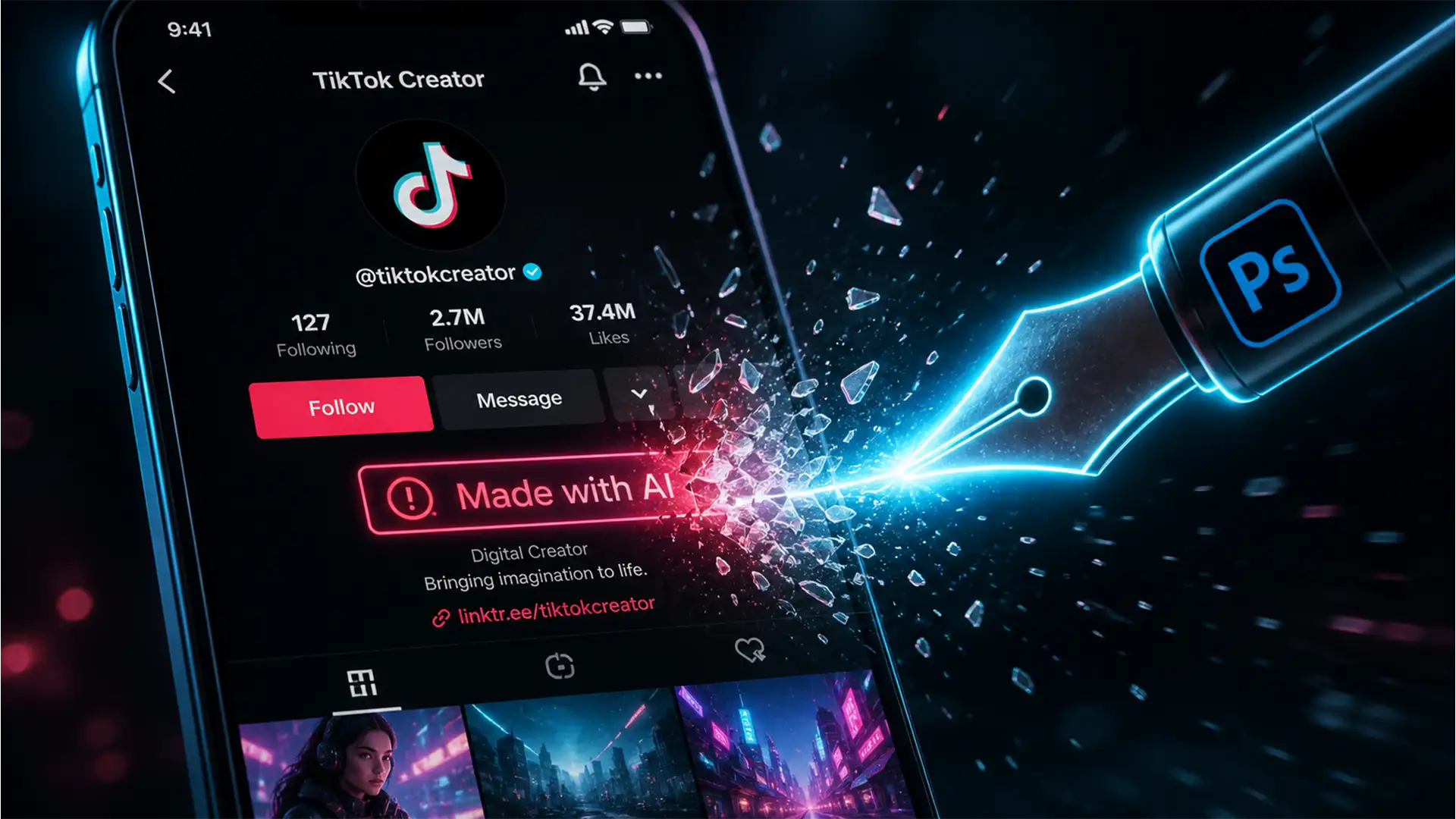 How to Stop TikTok from Labeling Your Photoshop Edits as ‘AI-Generated’