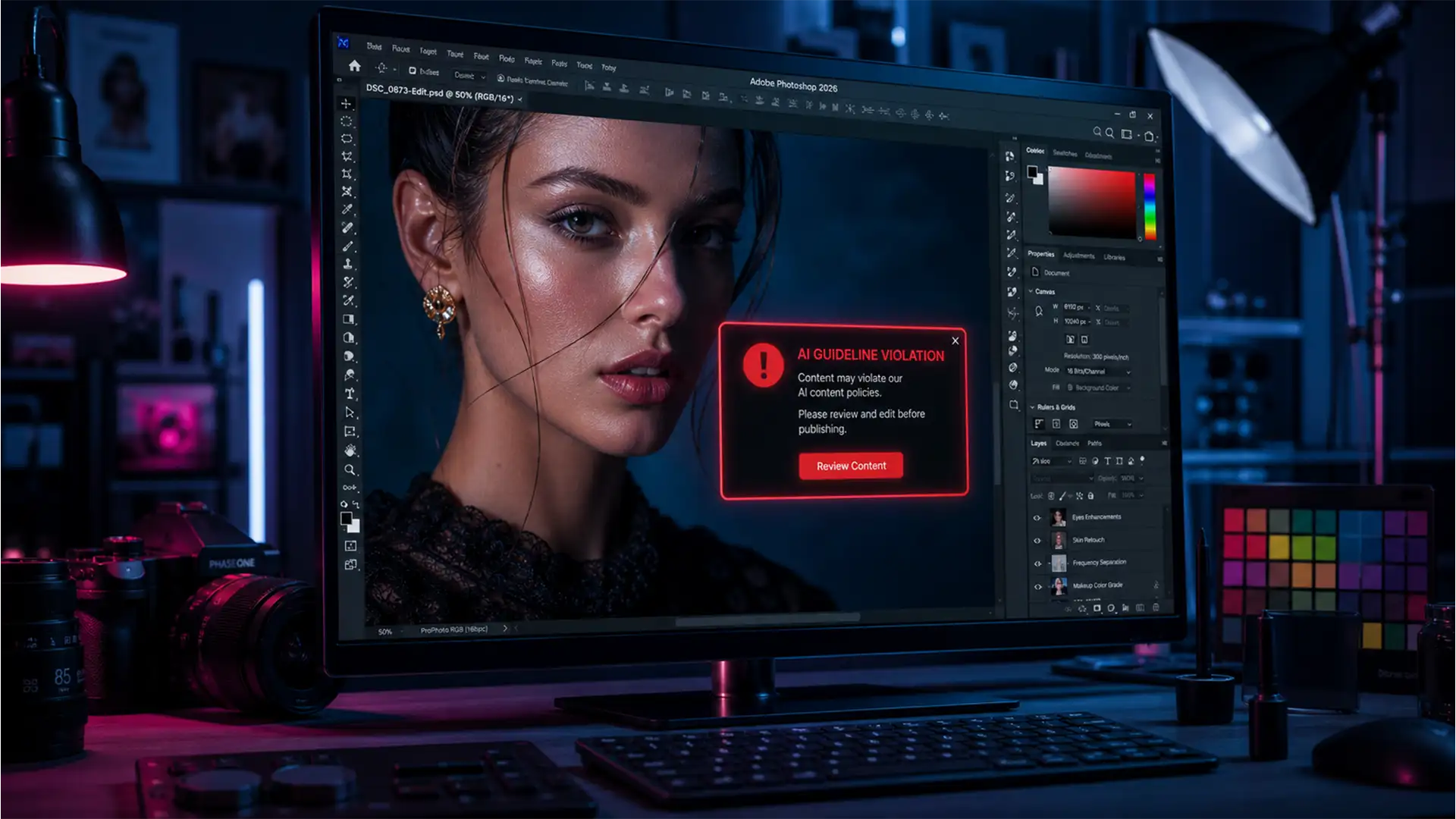 Photoshop ‘Generative Fill Violation’ Error? How to Fix It
