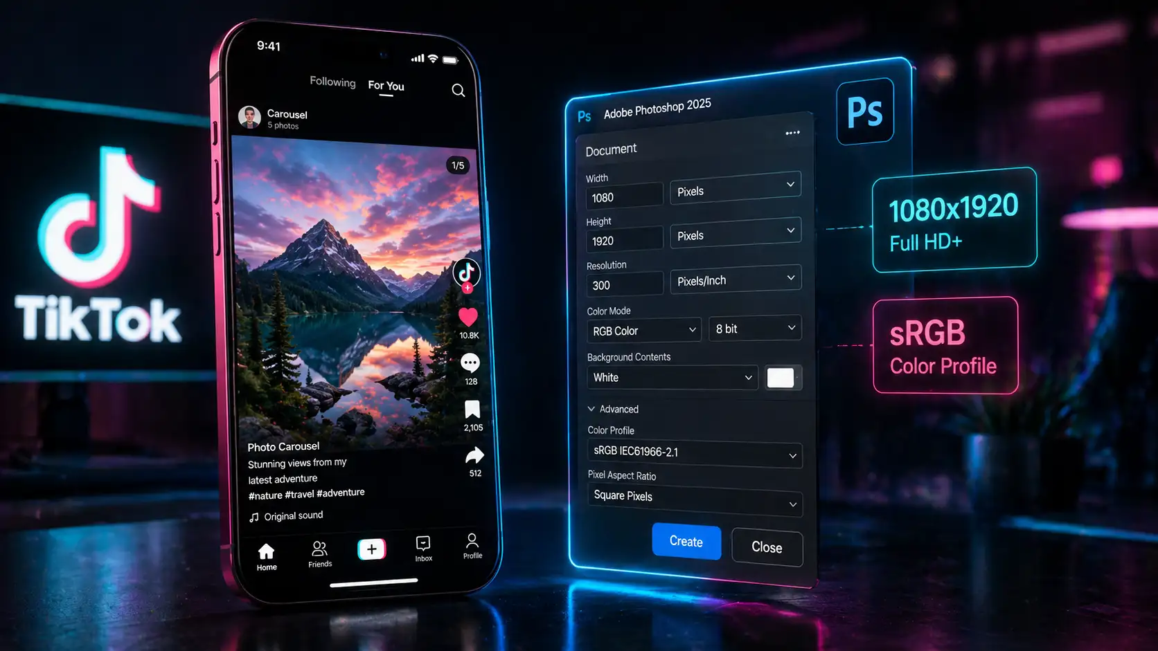 Stop Blurry TikTok Carousels: The 2024 Photoshop Export Settings