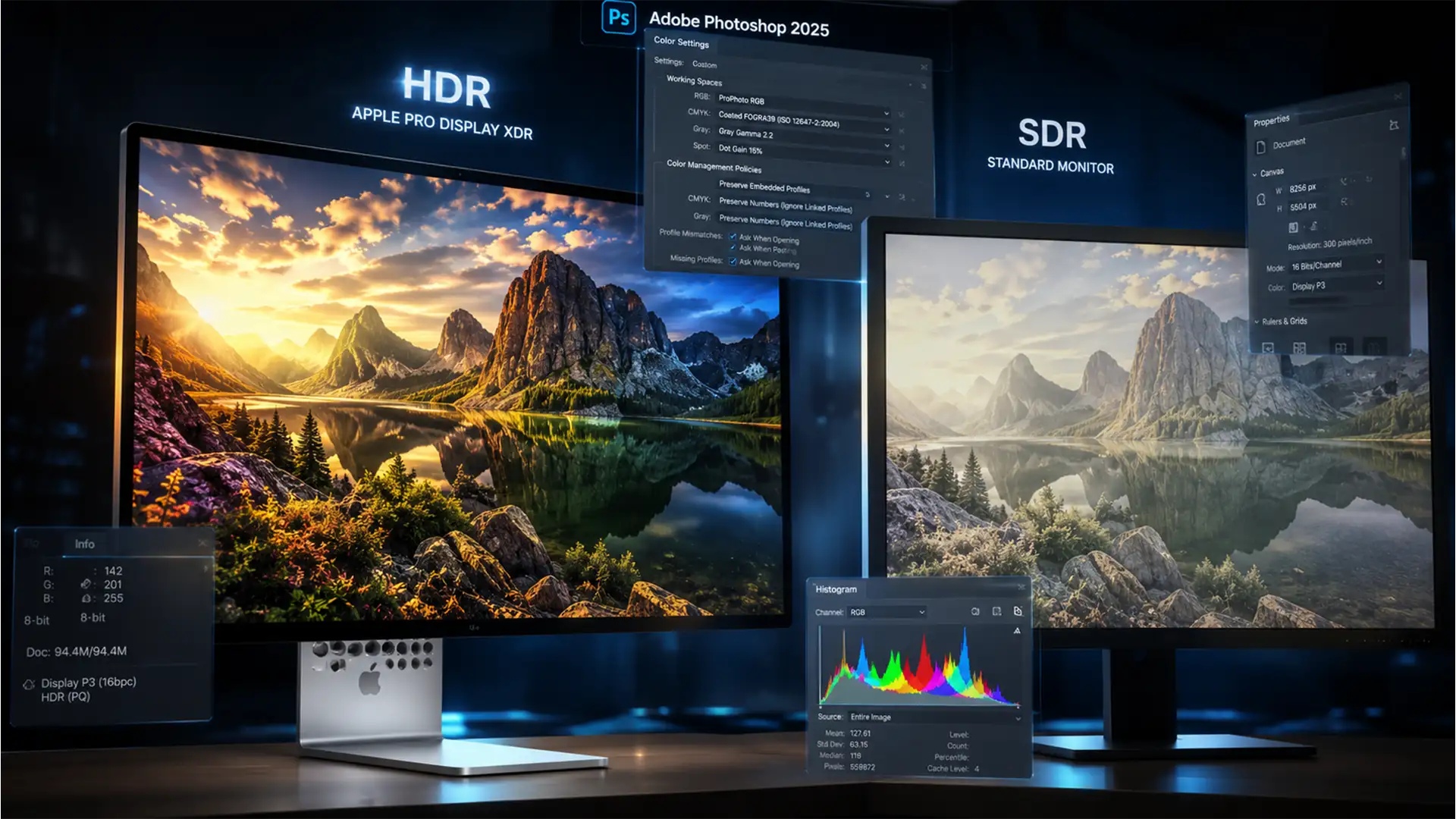 Why Your HDR Photos Look Dull After Export: The 2025 Photoshop Color Management Guide